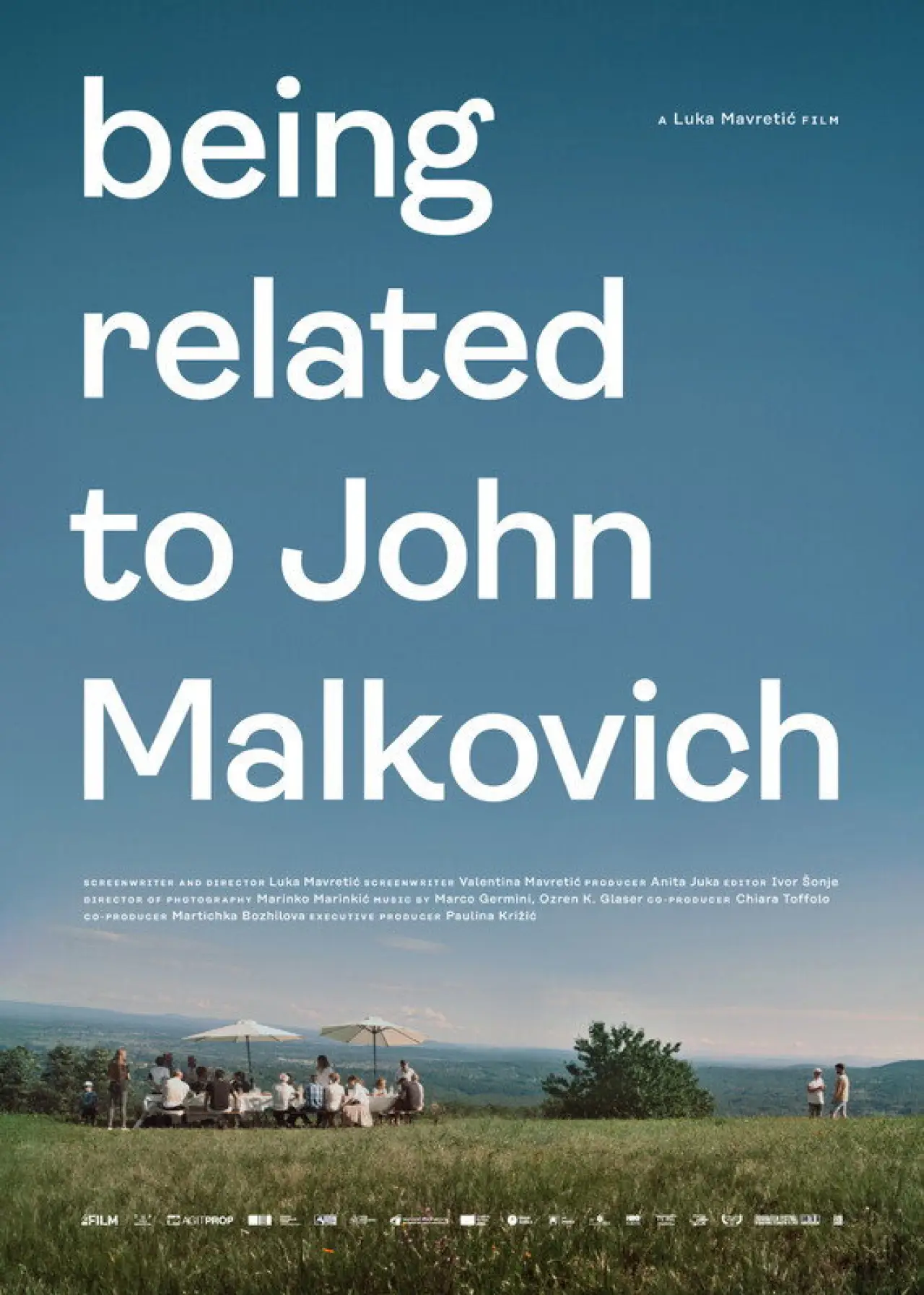 Plakat filmowy "Biti u rodu s Johnom Malkovichem"