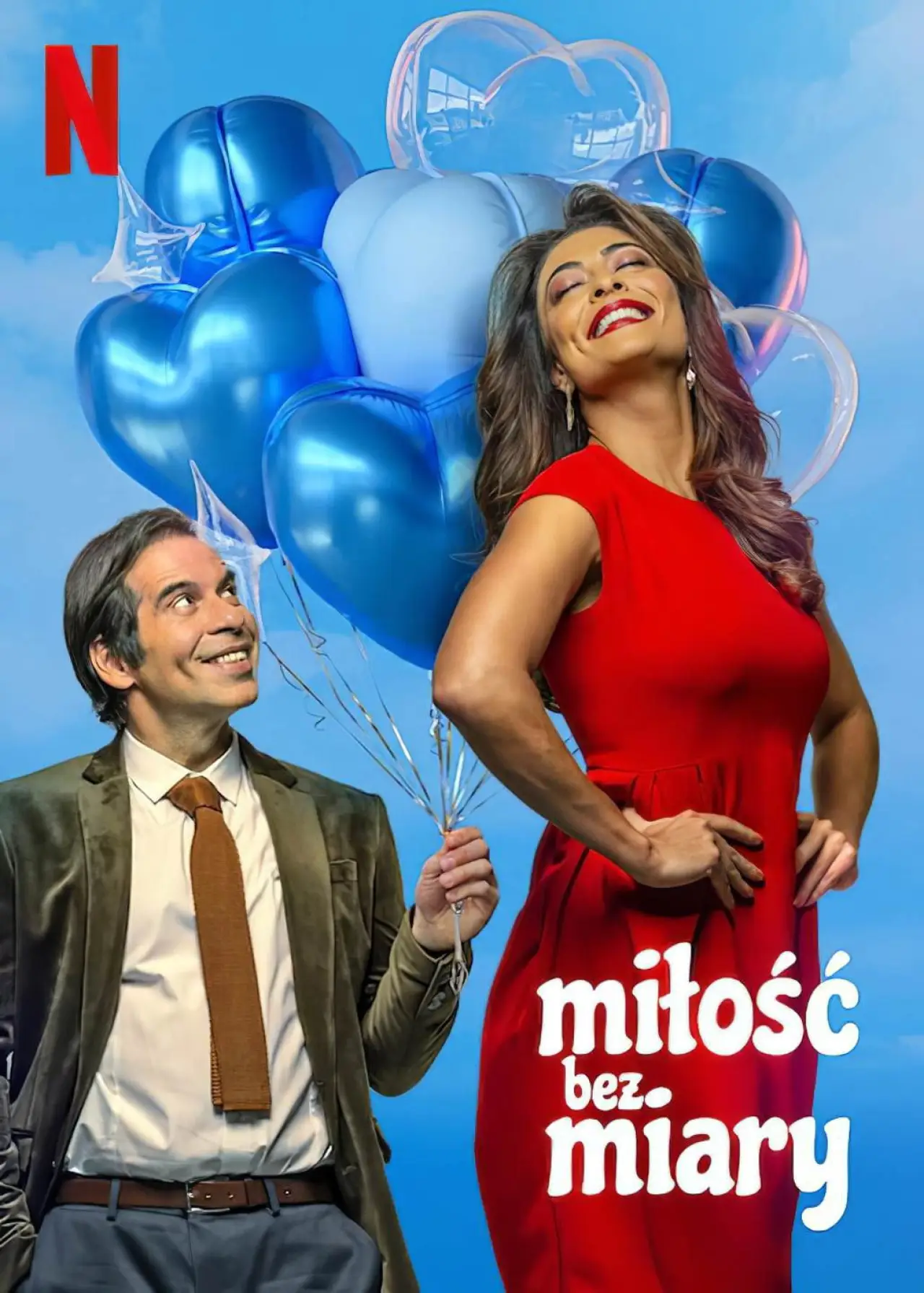 Plakat filmowy "Miłość bez miary"
