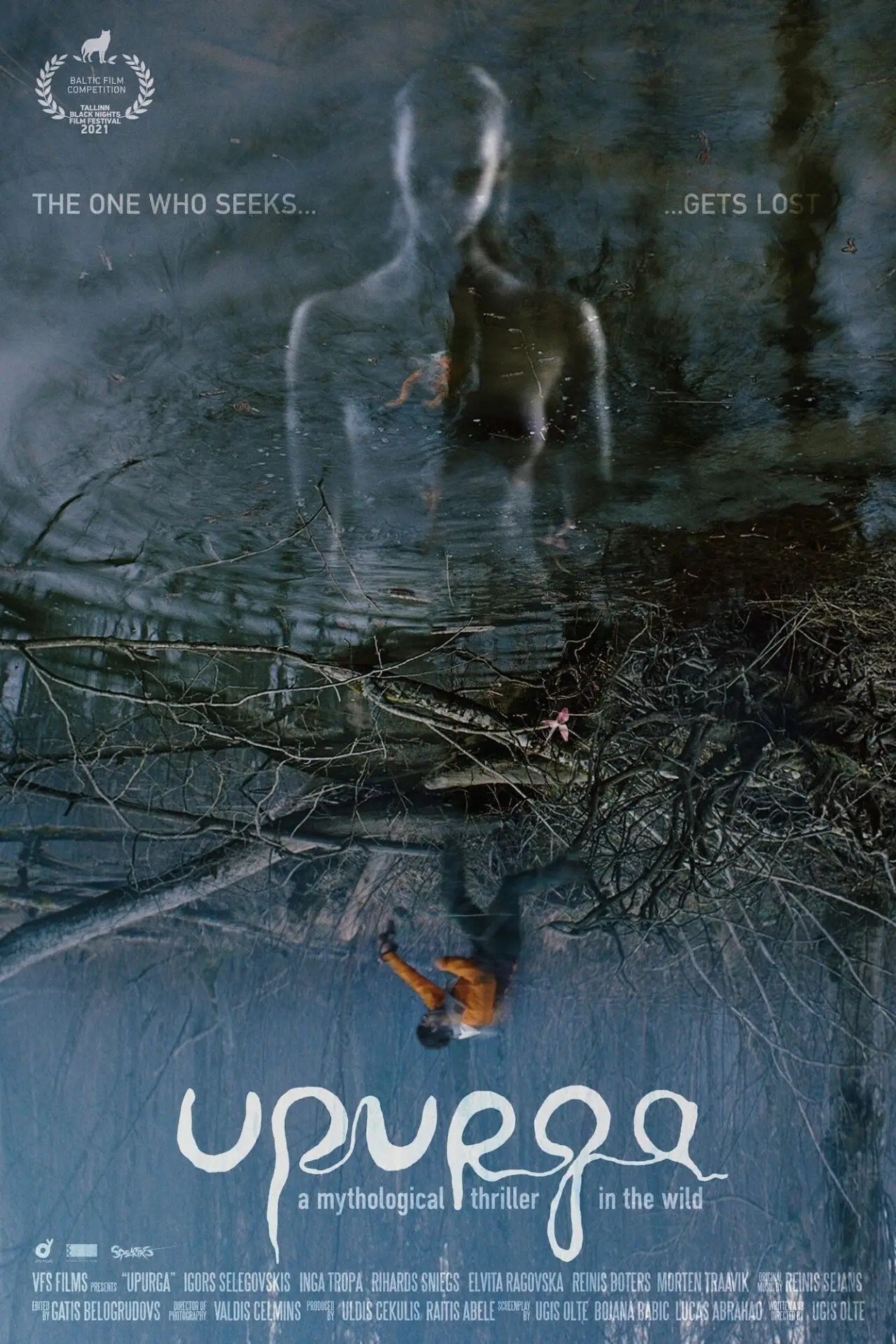 Plakat filmowy "Przeklęta rzeka"