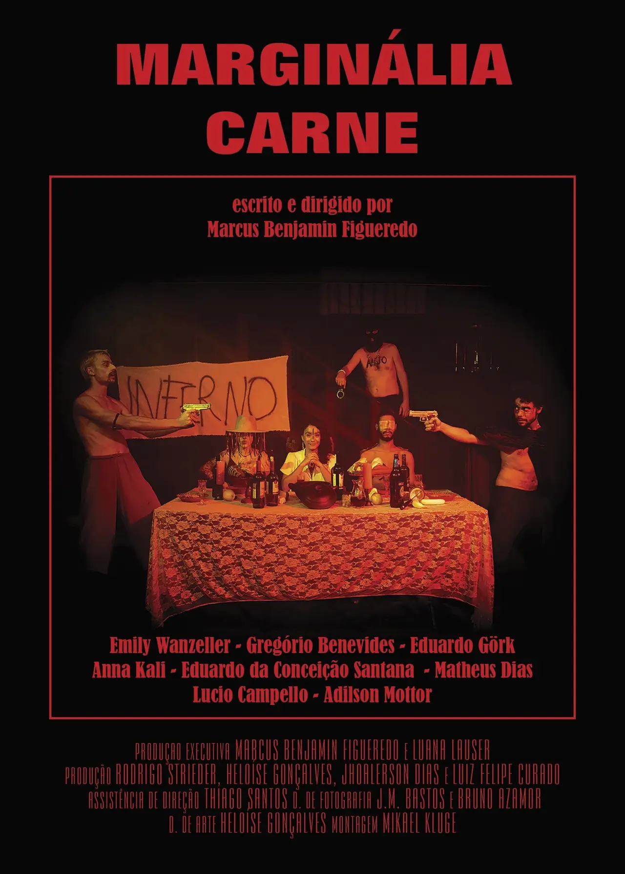 Plakat filmowy "Marginália Carne"