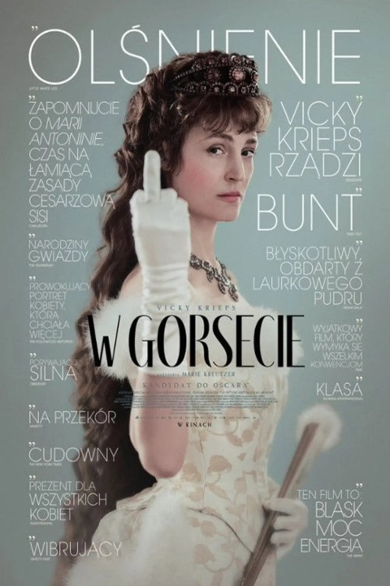 Plakat filmowy "W gorsecie"
