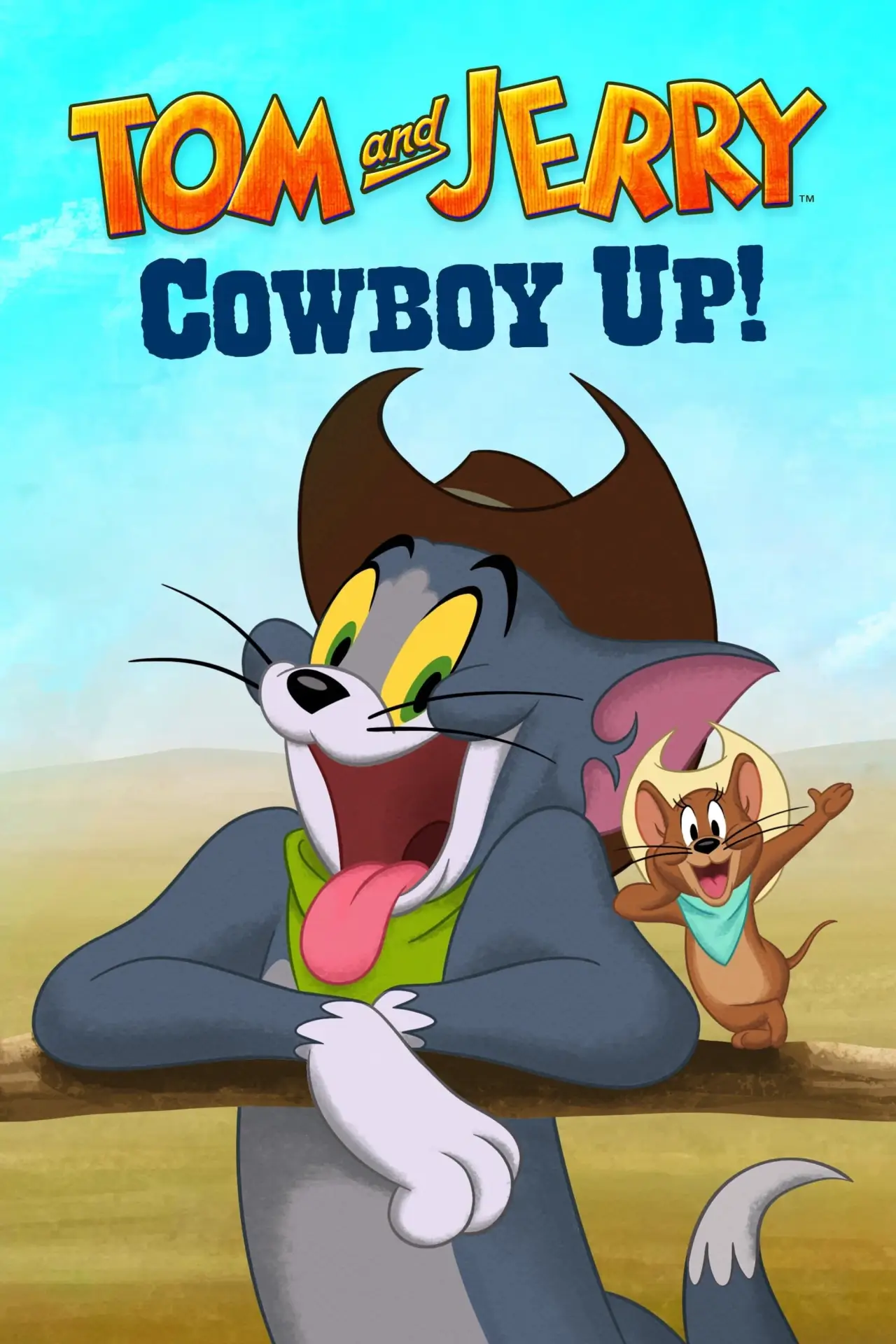 Plakat filmowy "Tom i Jerry na Dzikim Zachodzie"