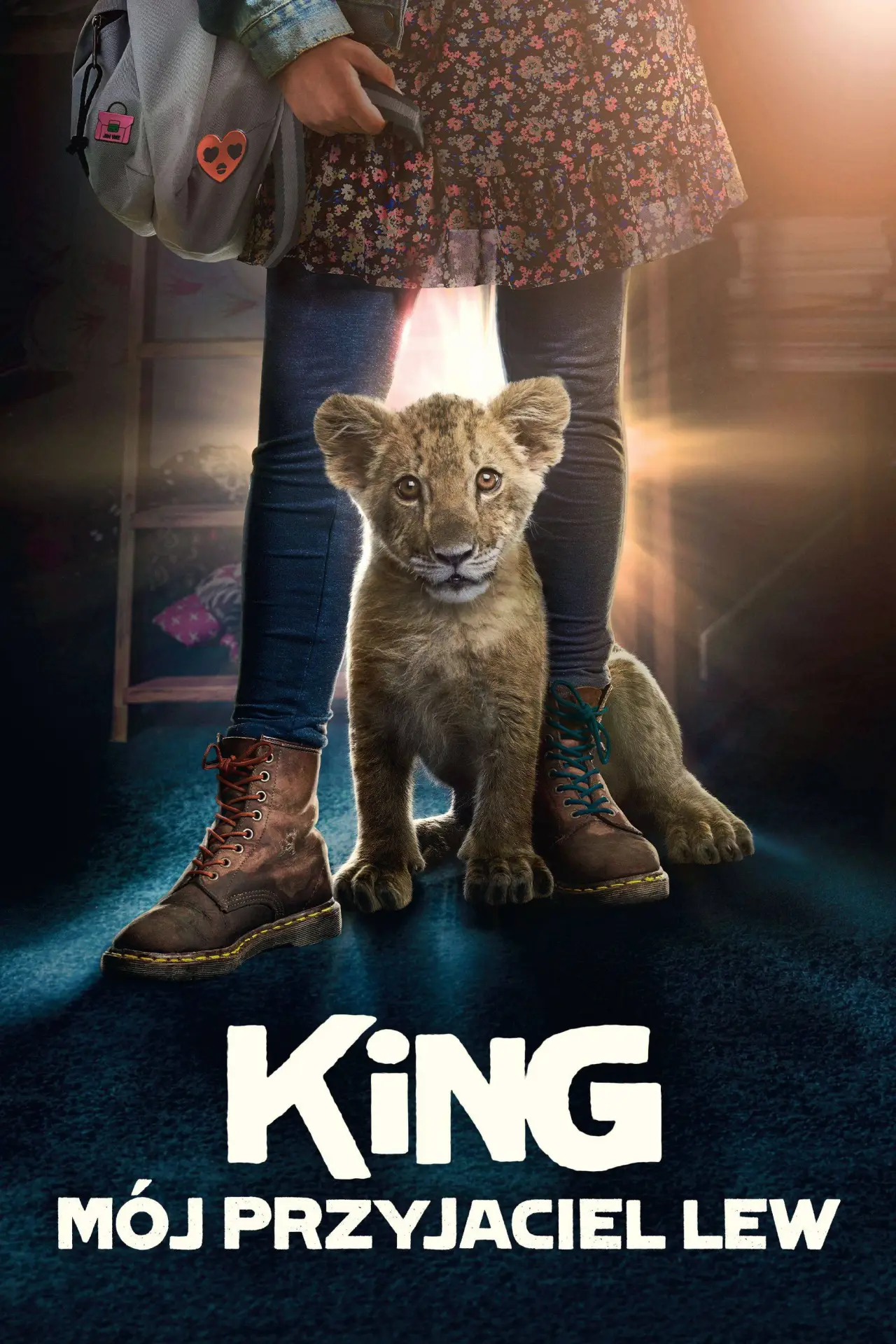 Plakat filmowy "King: Mój przyjaciel lew"