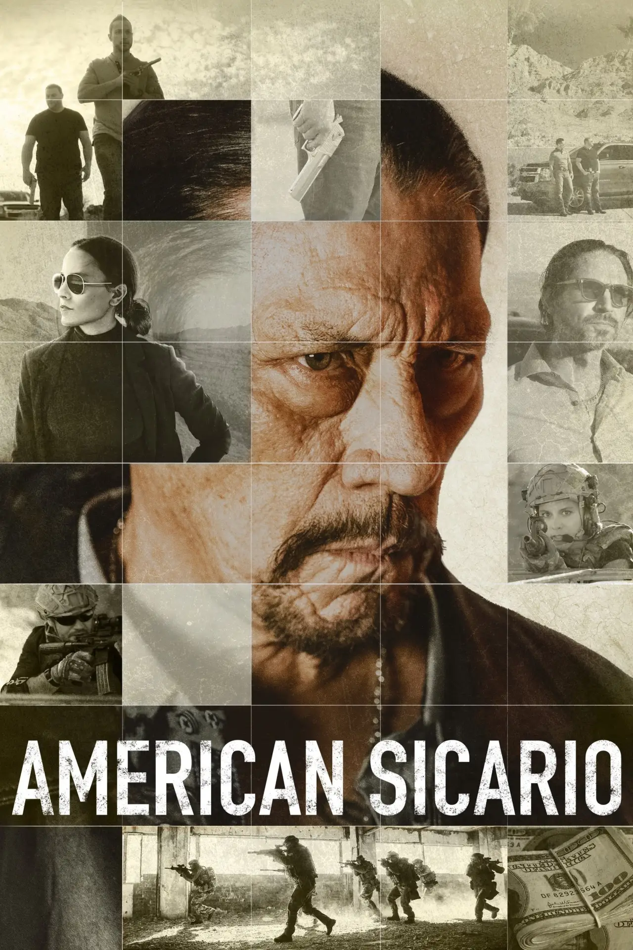 Plakat filmowy "Amerykański Sicario"