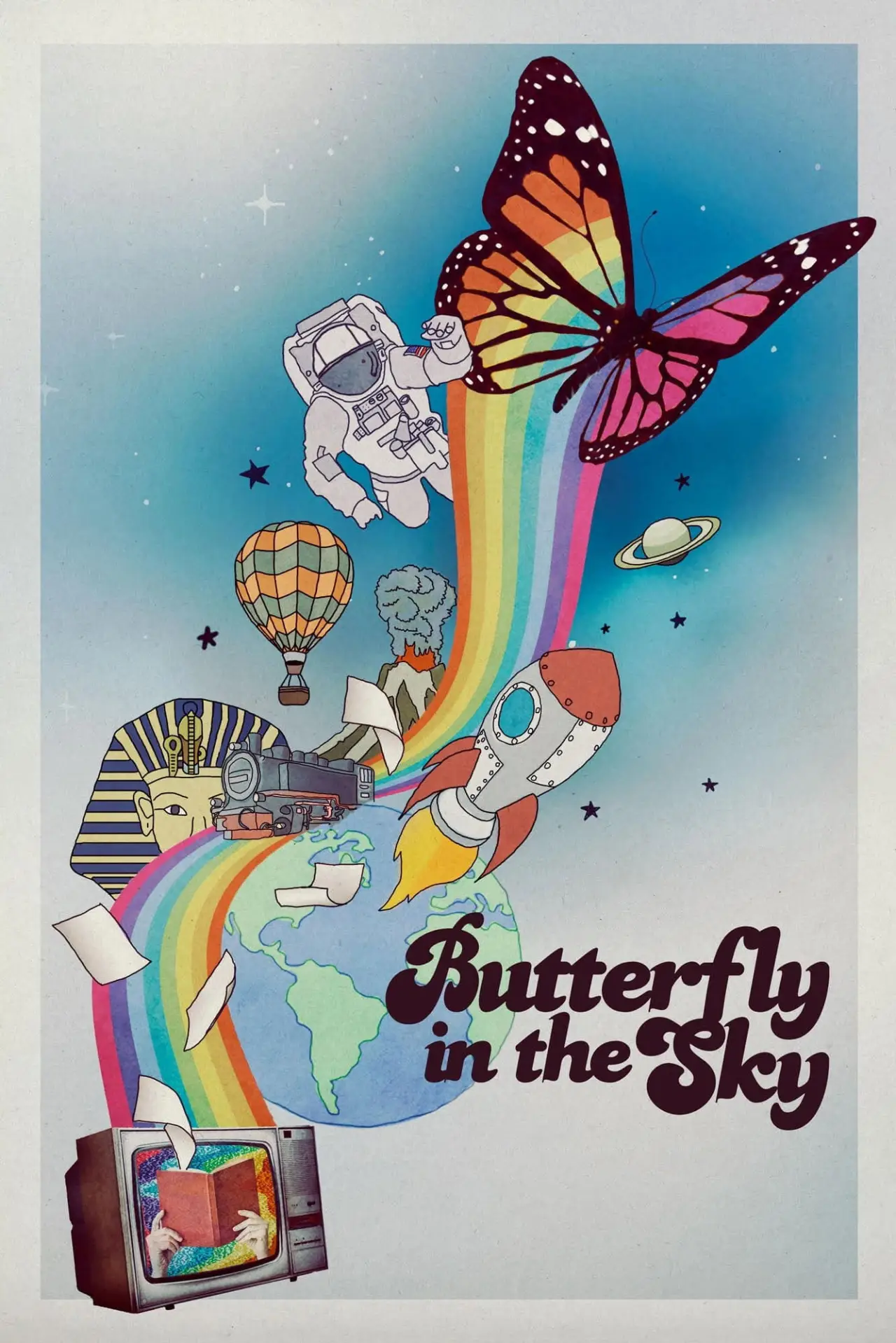 Plakat filmowy "Butterfly in the Sky"