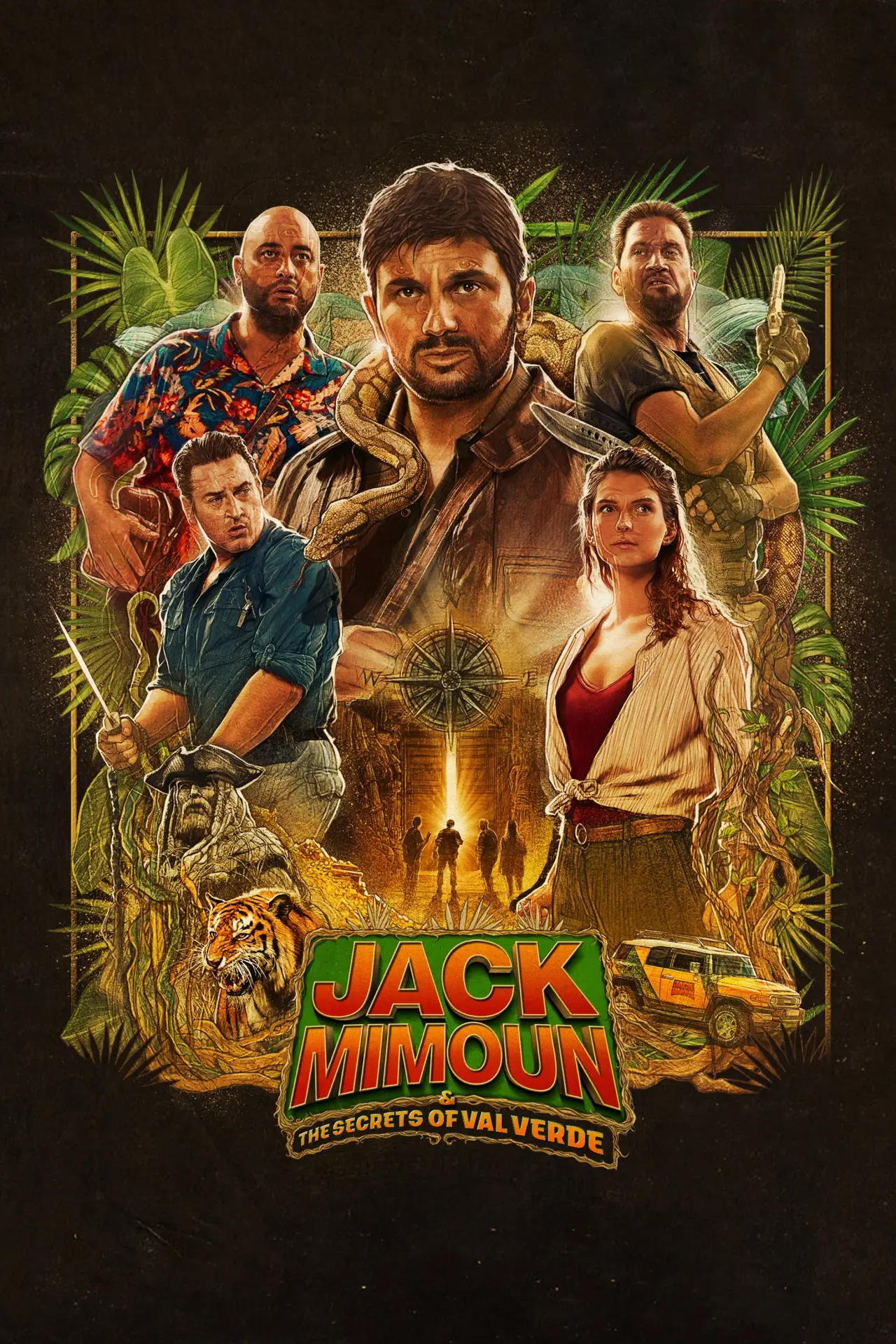 Plakat filmowy "Jack Mimoun: Sekret wyspy Val Verde"