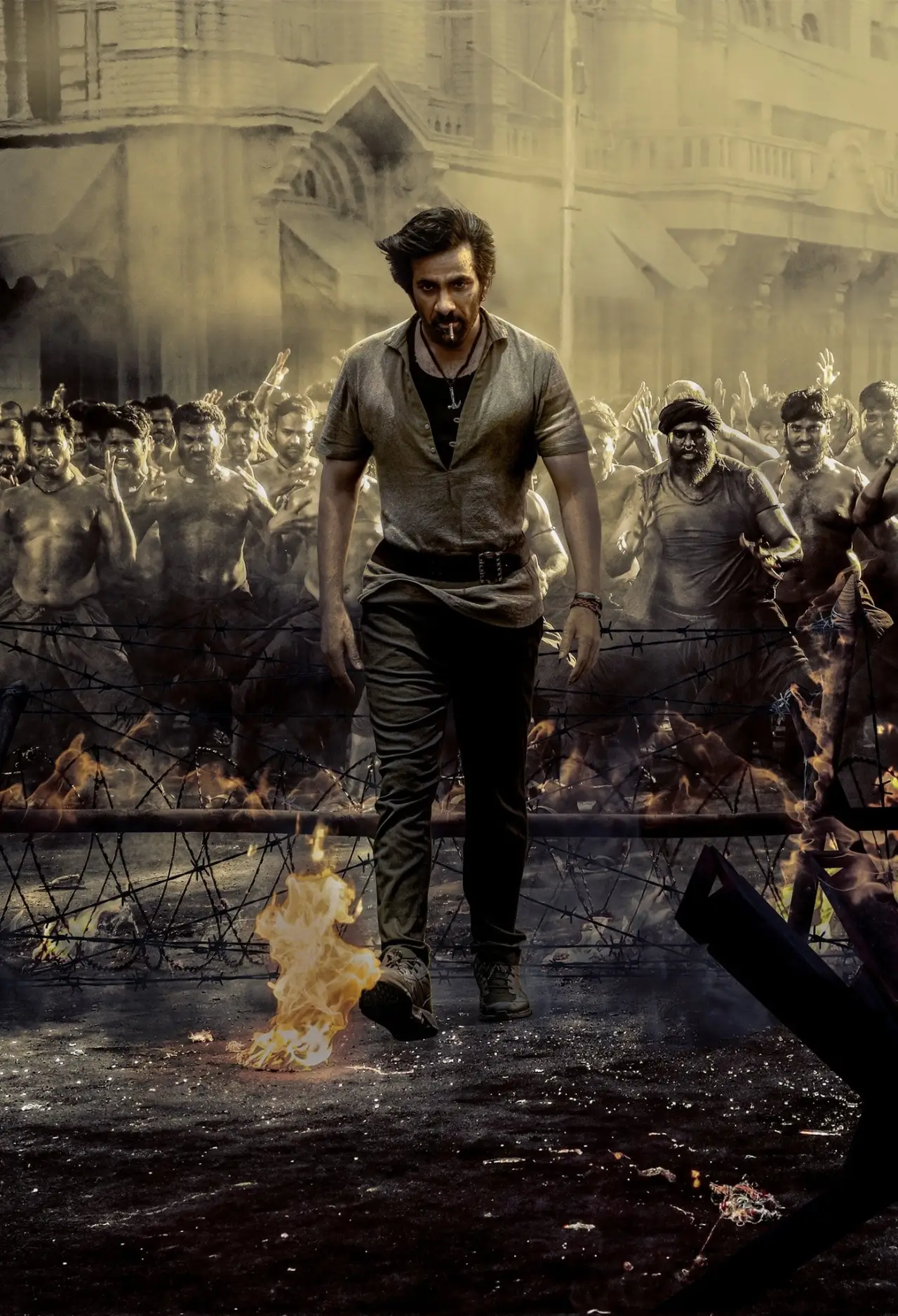 Plakat filmowy "టైగర్ నాగేశ్వరరావు"