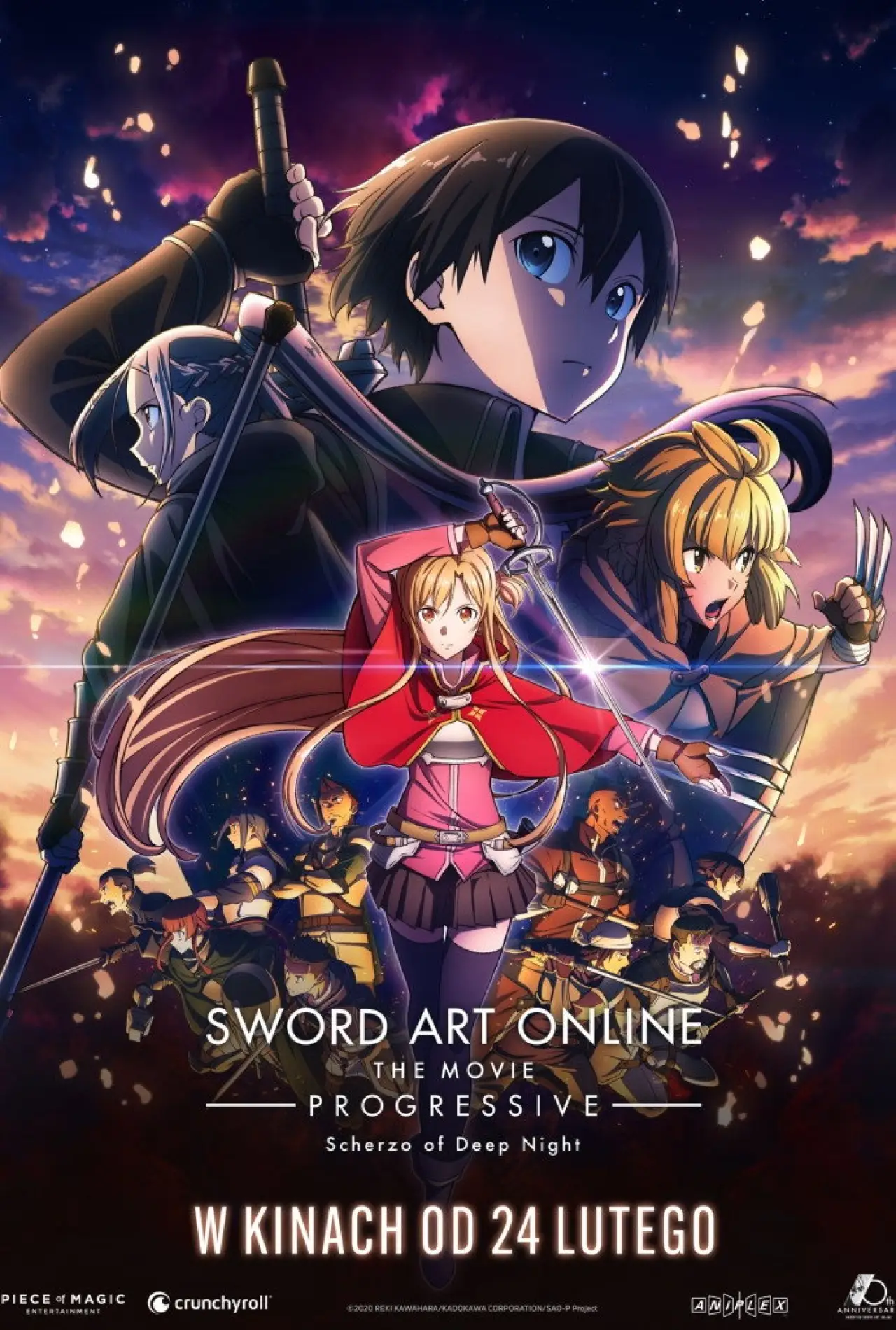 Plakat filmowy "SWORD ART ONLINE – Progressive – Scherzo of Deep Night"