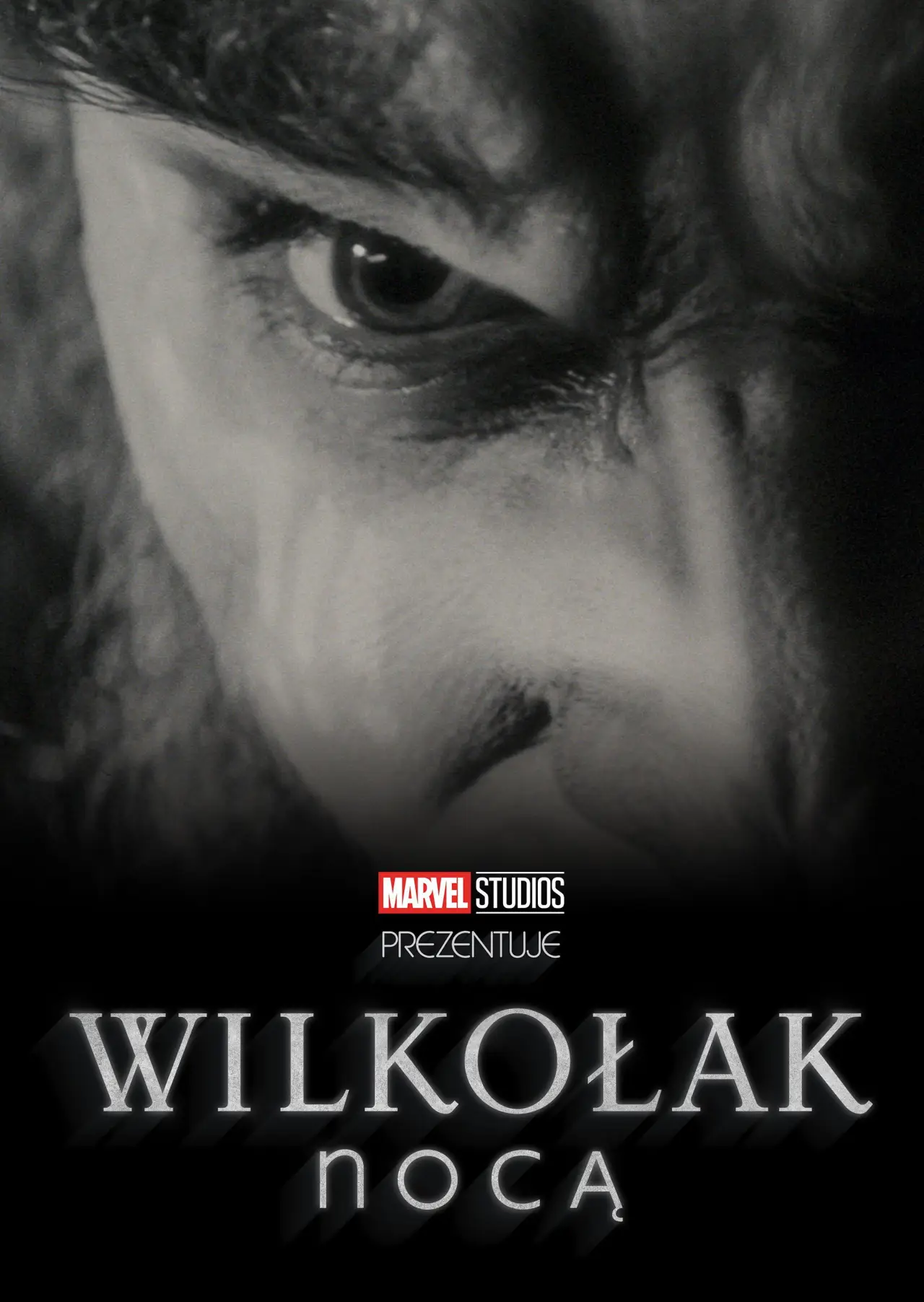 Plakat filmowy "Wilkołak nocą"