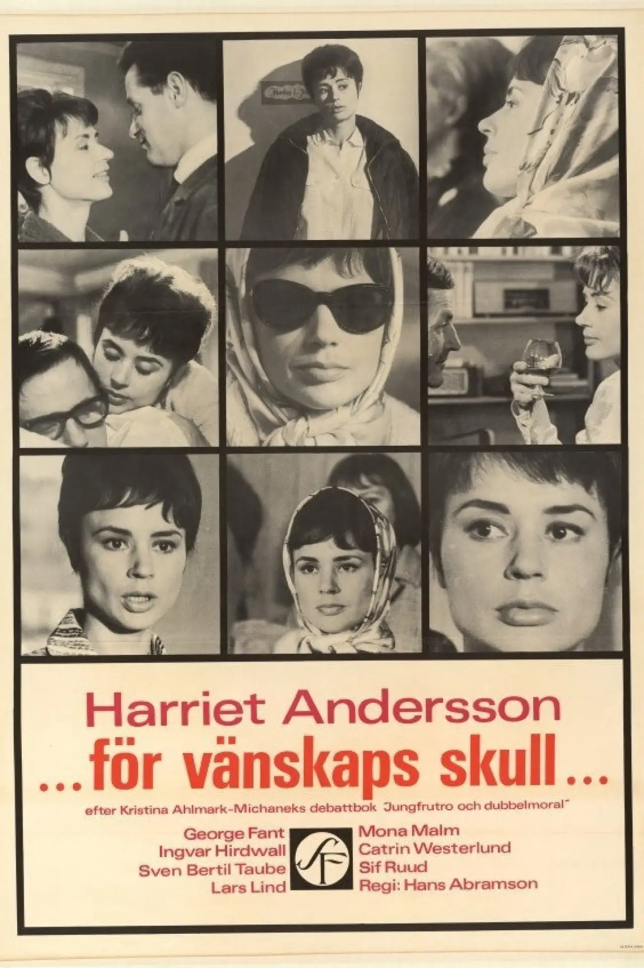 Plakat filmowy "För vänskaps skull"