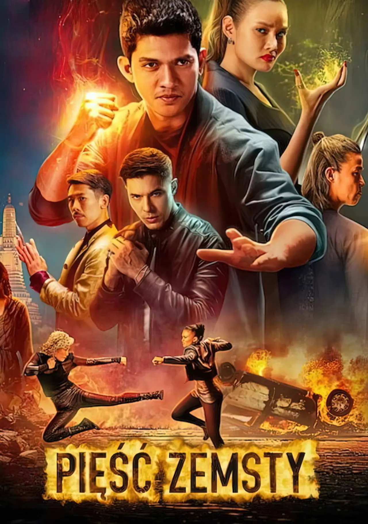 Plakat filmowy "Pięść zemsty"
