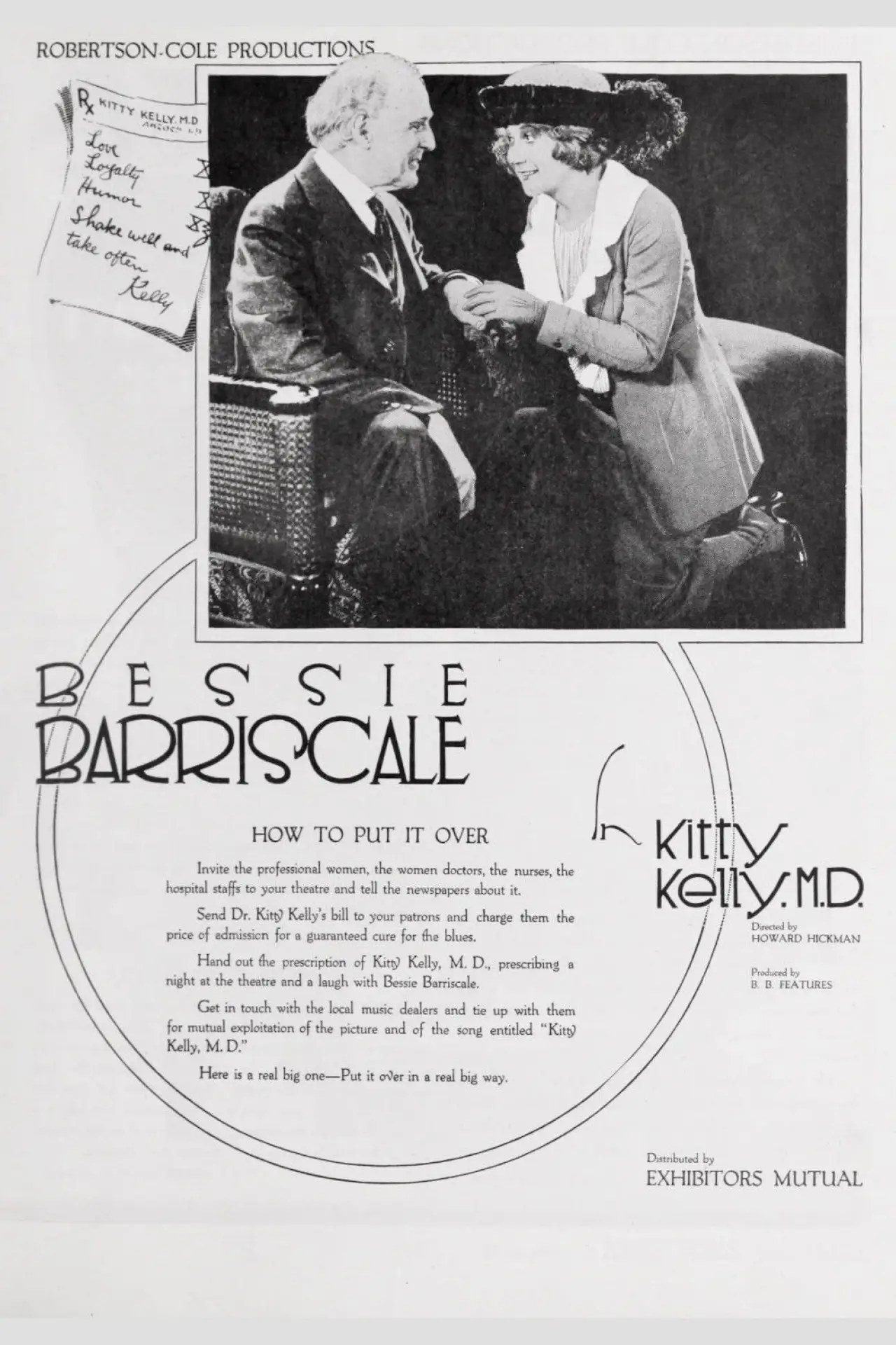 Plakat filmowy "Kitty Kelly, M.D."