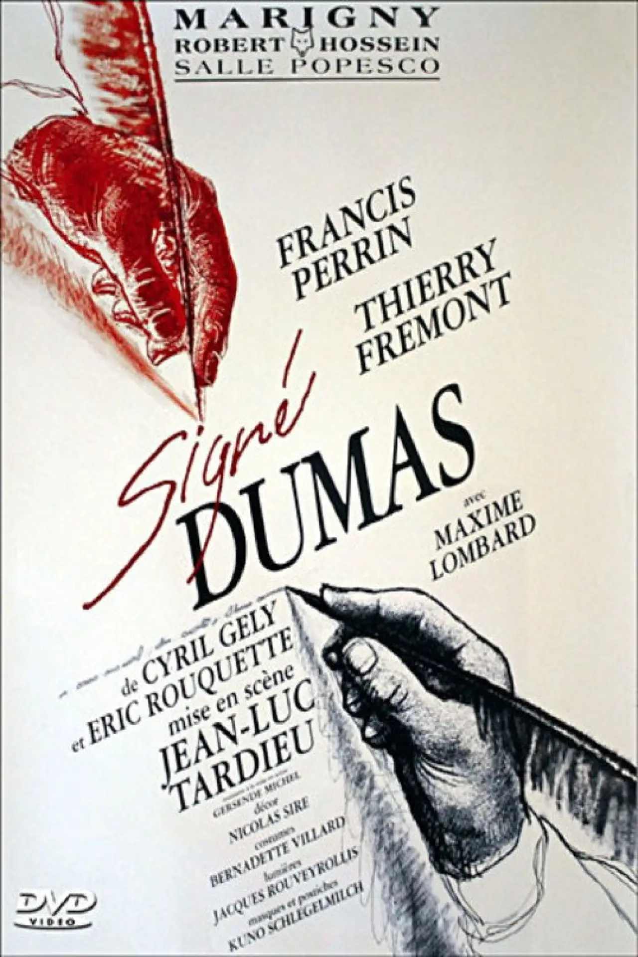 Plakat filmowy "Signé Dumas"