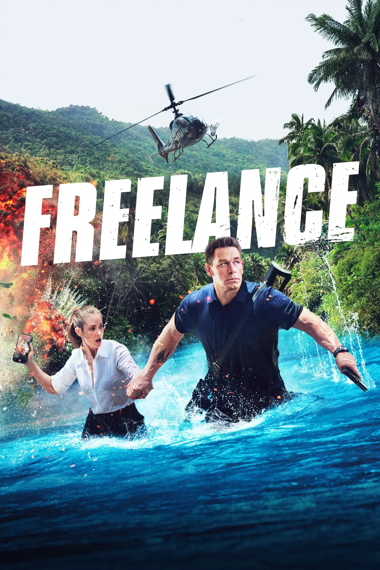 Plakat filmowy "Freelance"