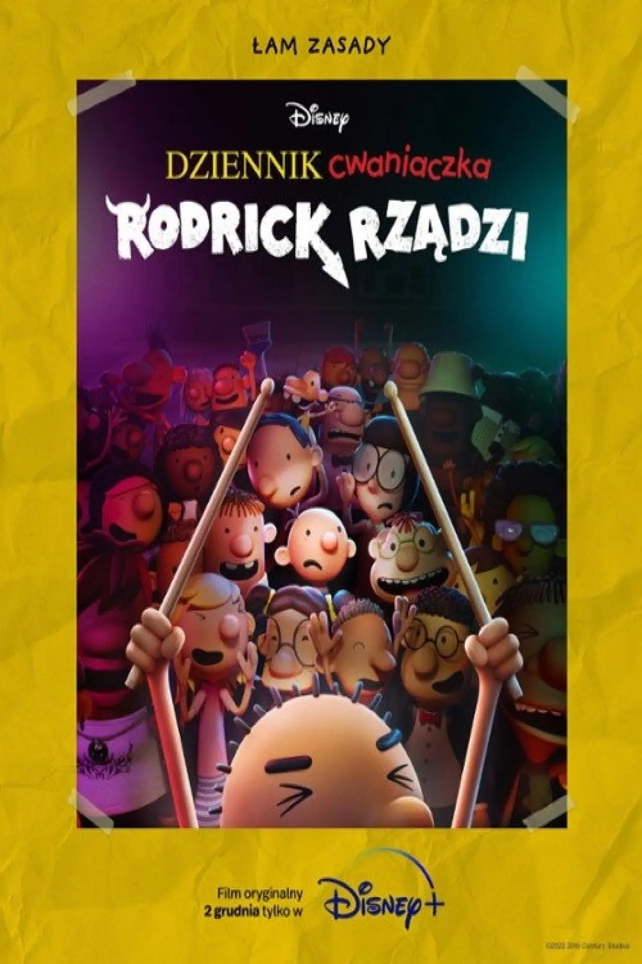 Plakat filmowy "Dziennik cwaniaczka: Rodrick rządzi"