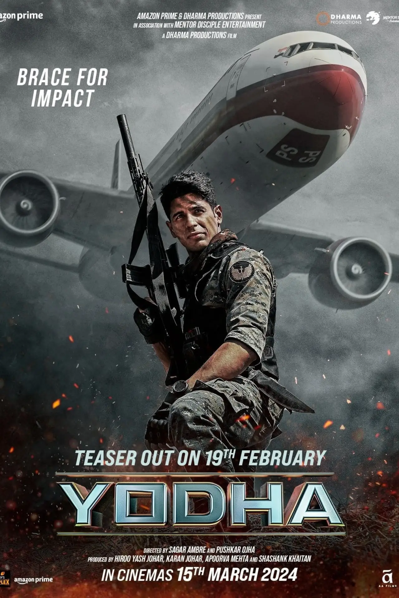Plakat filmowy "योद्धा"