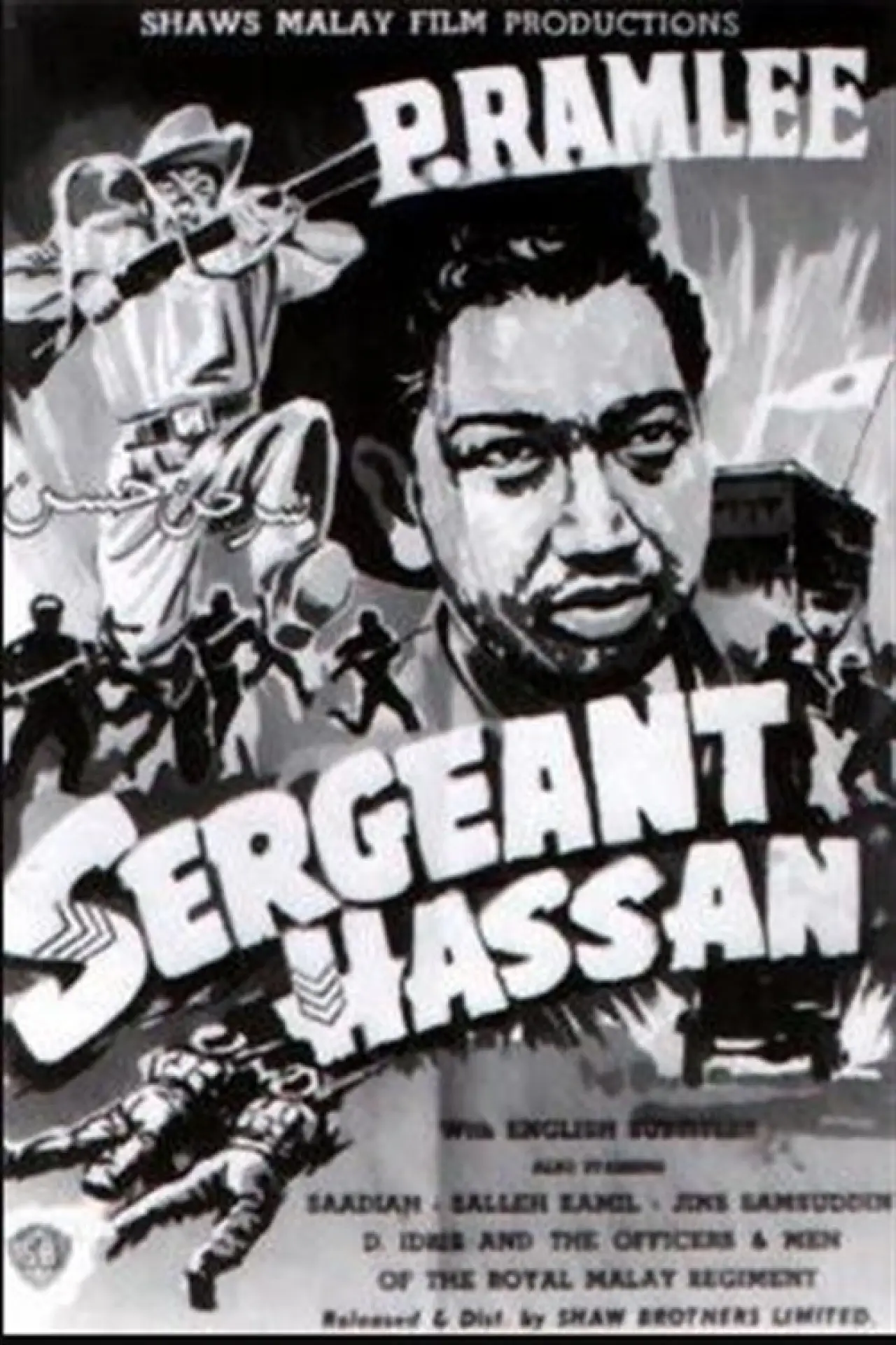 Plakat filmowy "Sarjan Hassan"