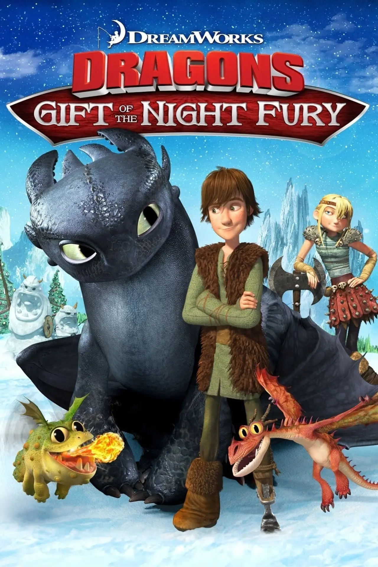 Plakat filmowy "Prezent Nocnej Furii"