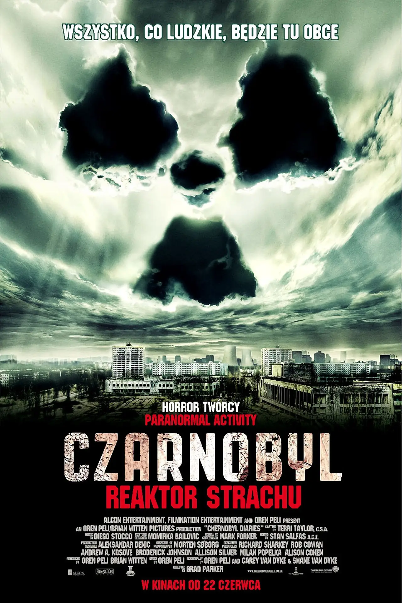 Plakat filmowy "Czarnobyl. Reaktor strachu"