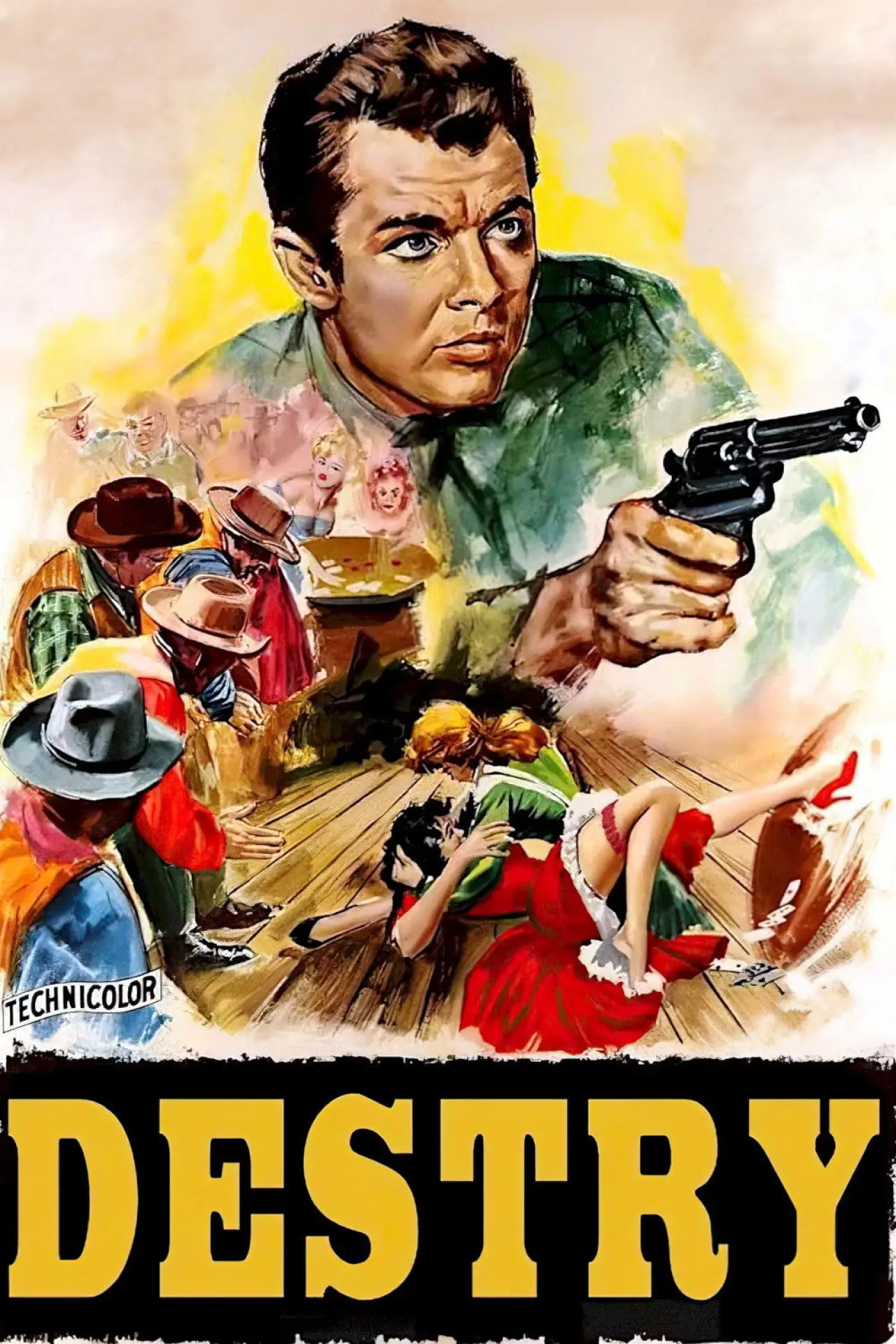 Plakat filmowy "Destry"