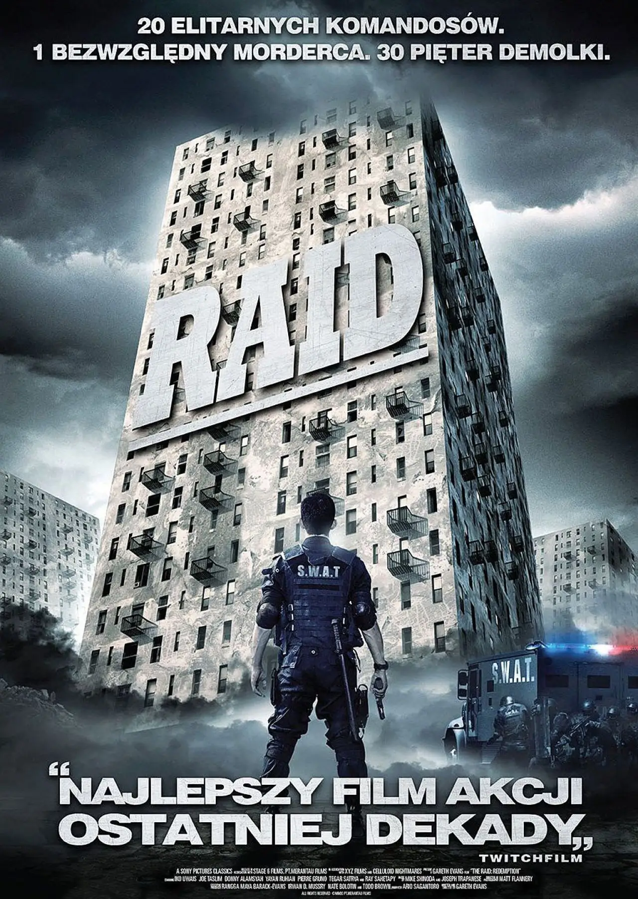 Plakat filmowy "Raid"