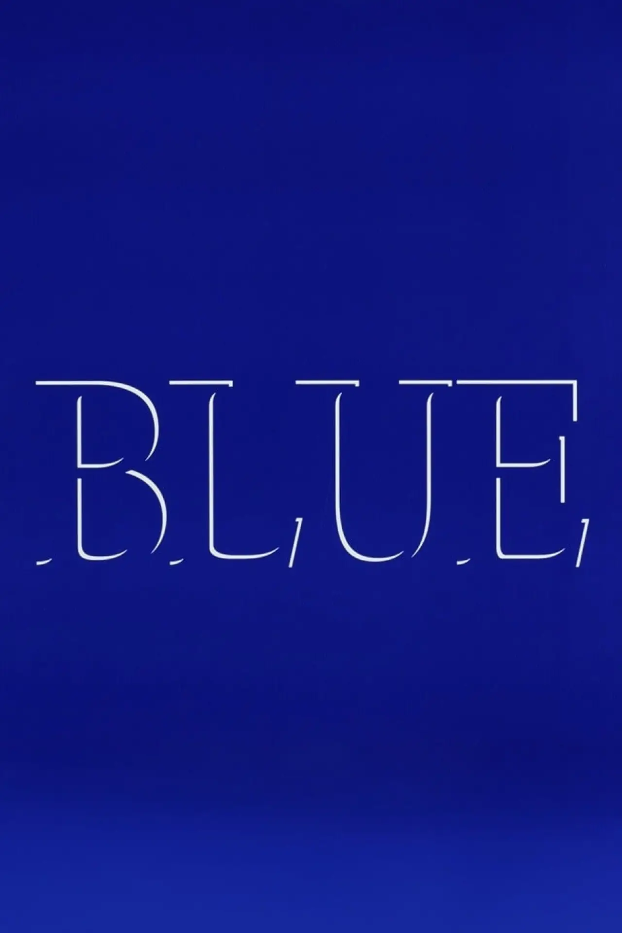 Plakat filmowy "Blue"