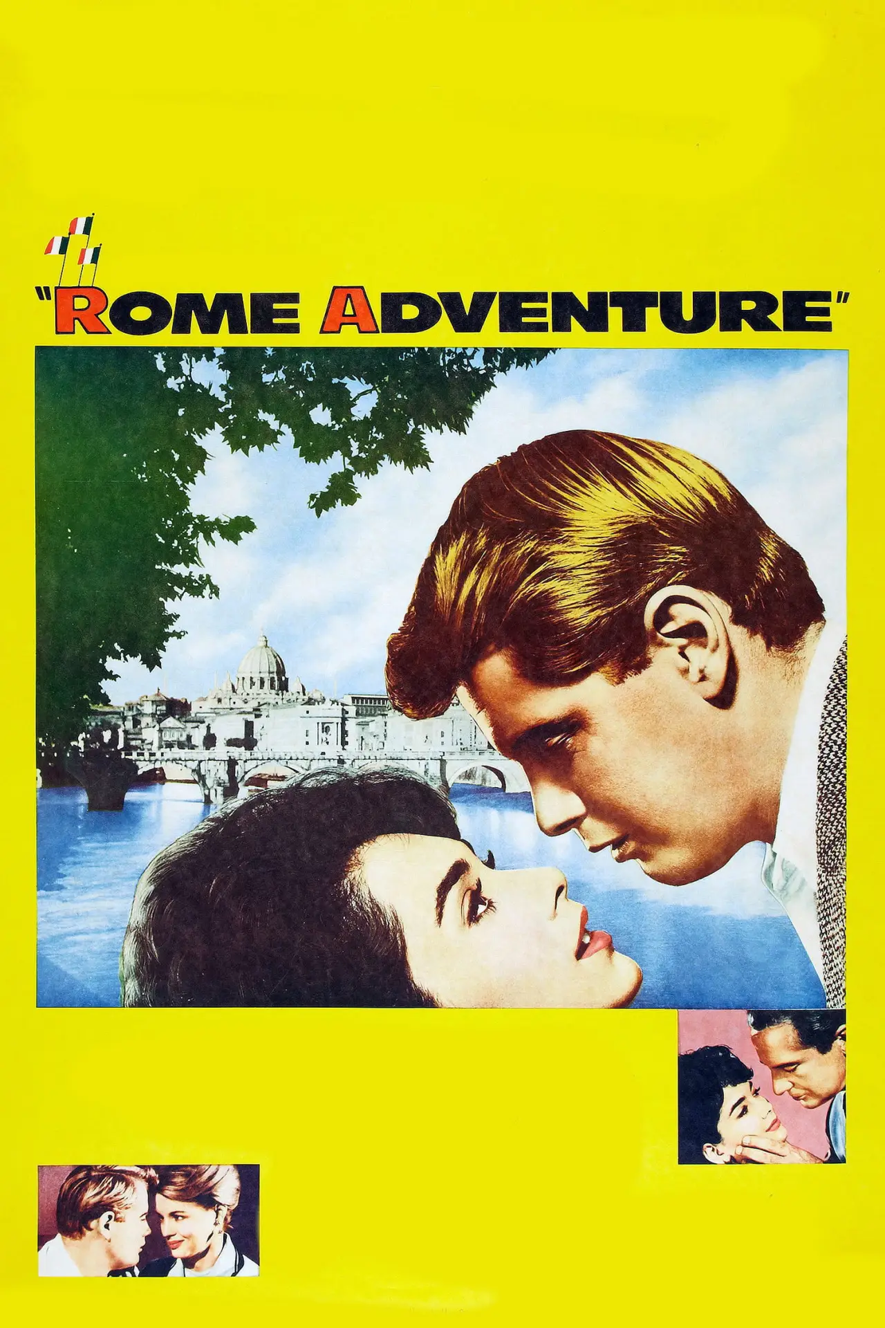 Plakat filmowy "Rome Adventure"