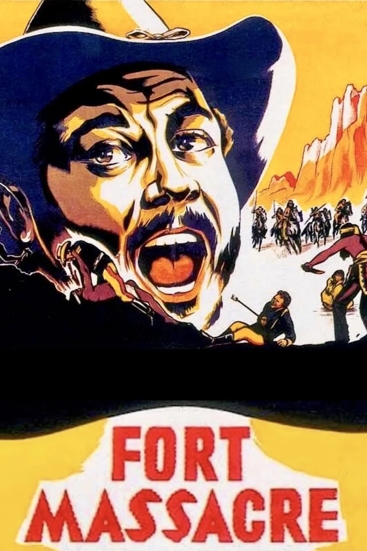 Plakat filmowy "Fort Samobójców"