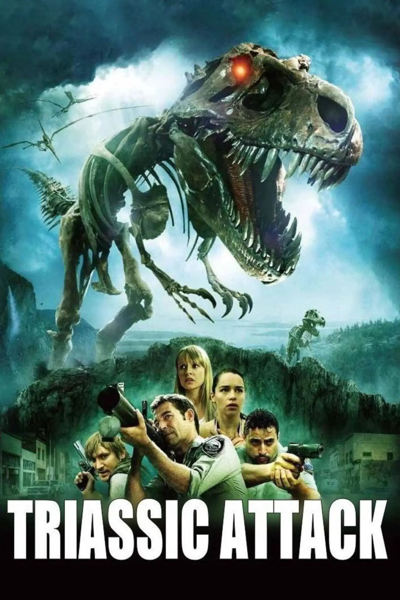 Plakat filmowy "Atak dinozaurów"
