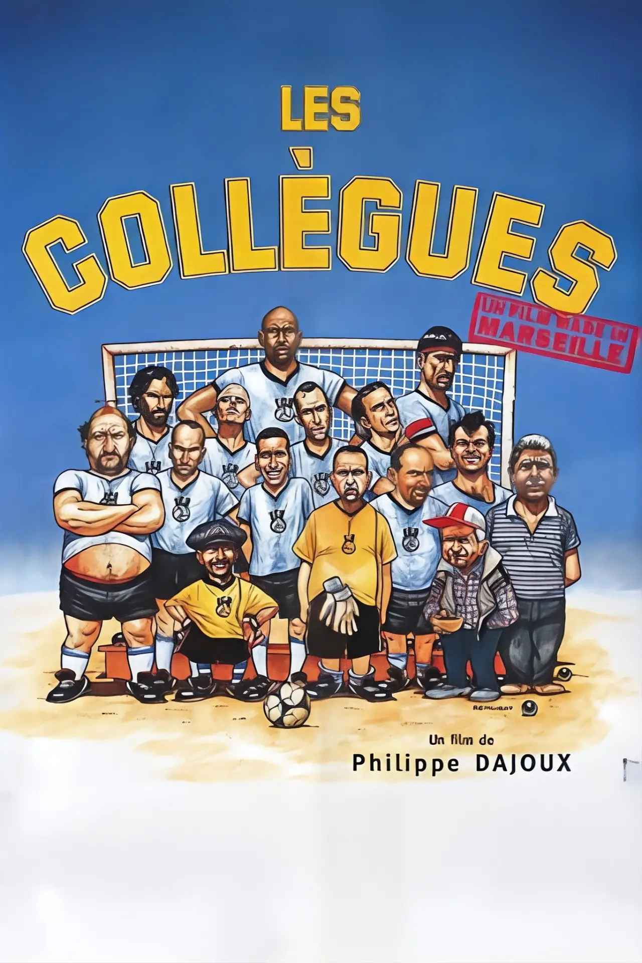 Plakat filmowy "Les collègues"