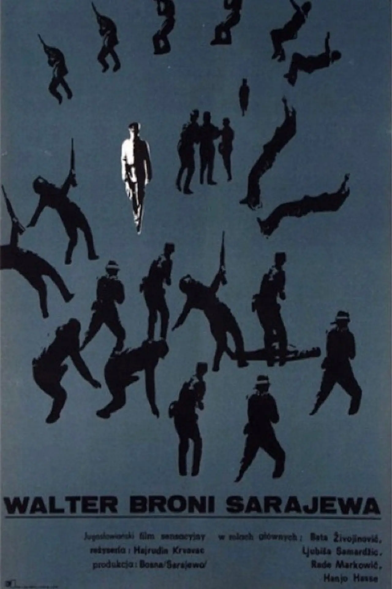 Plakat filmowy "Valter brani Sarajevo"