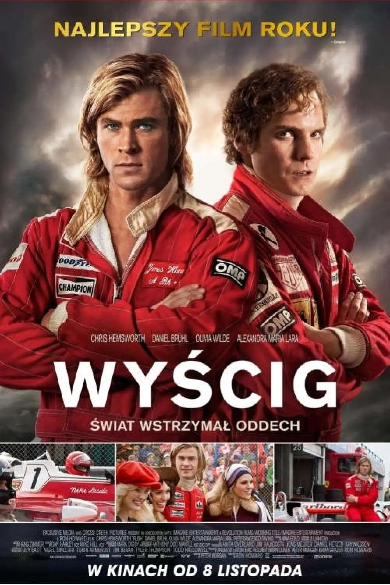 Plakat filmowy "Wyścig"