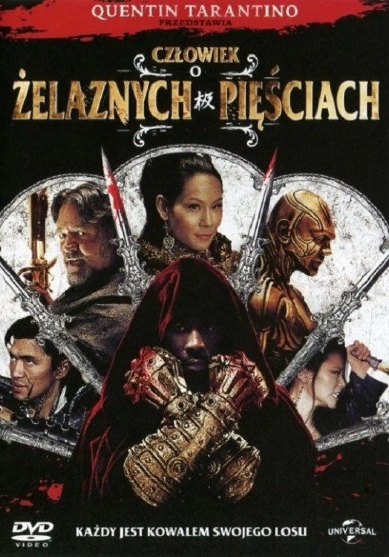 Plakat filmowy "Człowiek o żelaznych pięściach"