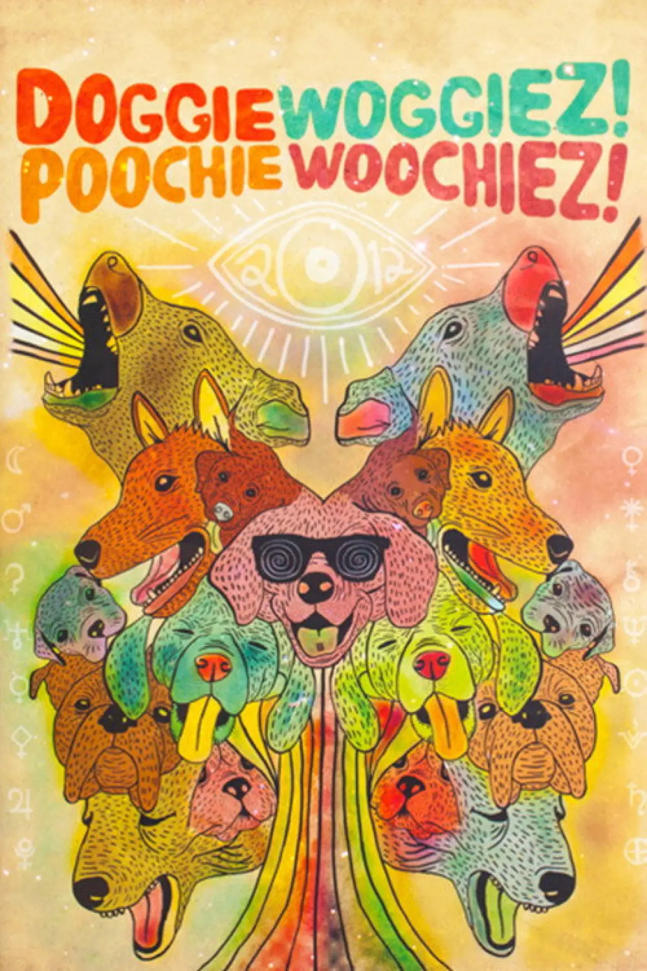 Plakat filmowy "Doggiewoggiez! Poochiewoochiez!"