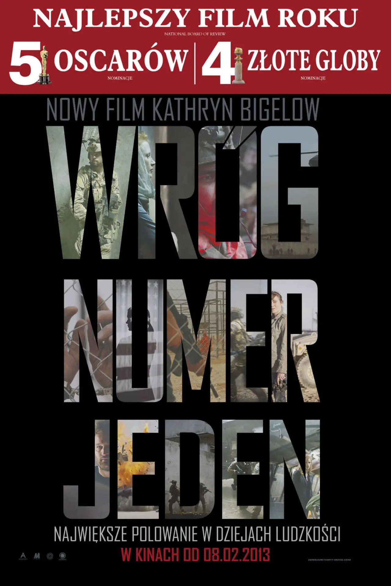 Plakat filmowy "Wróg numer jeden"