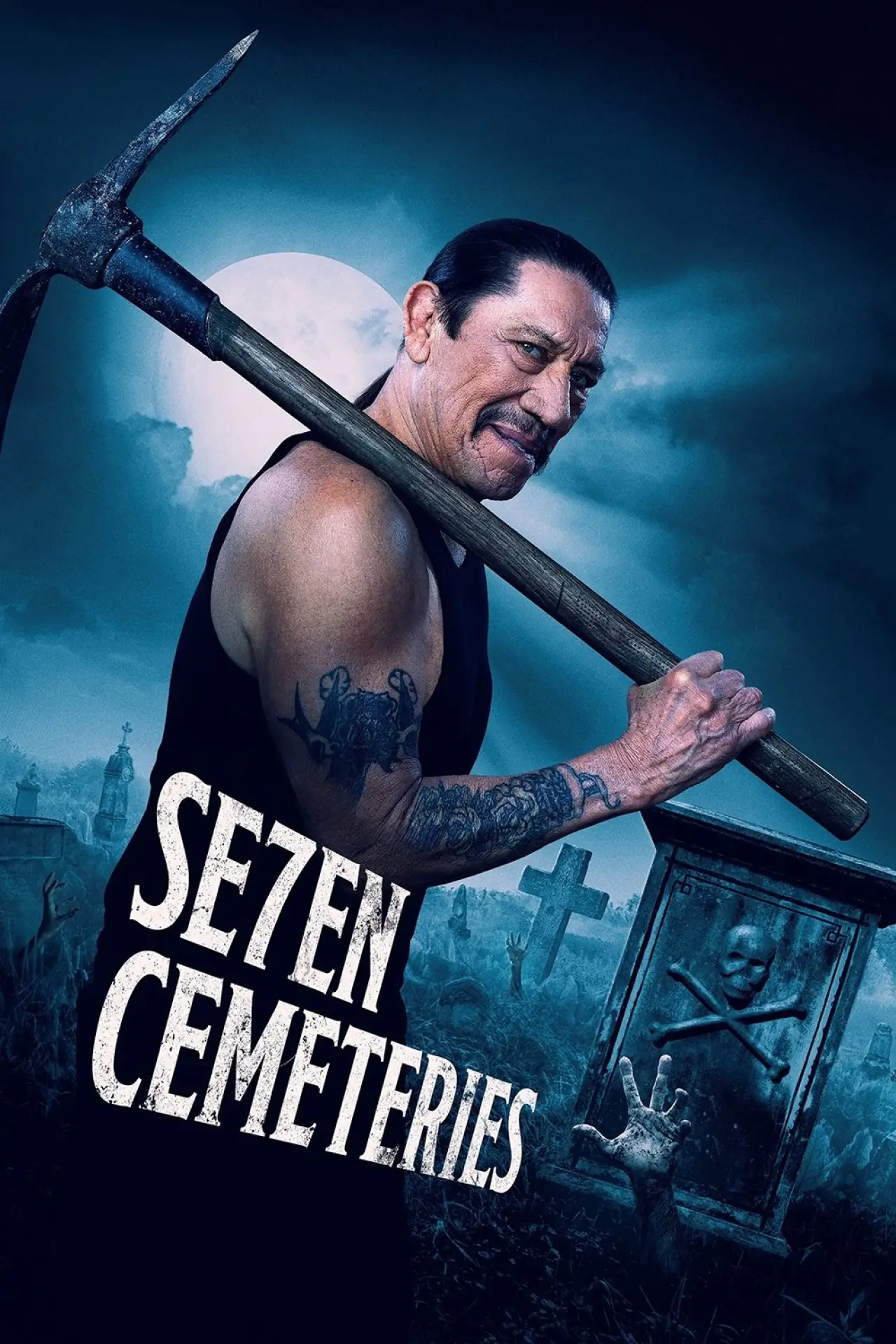 Plakat filmowy "Seven Cemeteries"