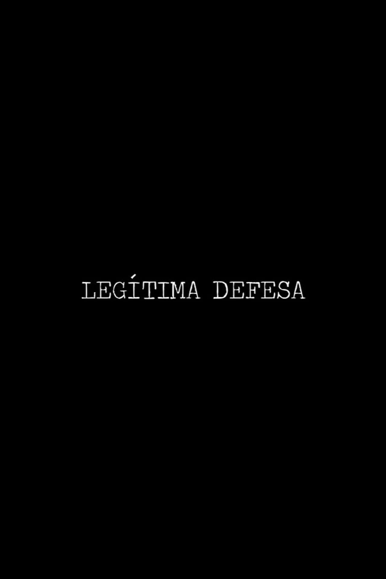Plakat filmowy "Legítima Defesa"