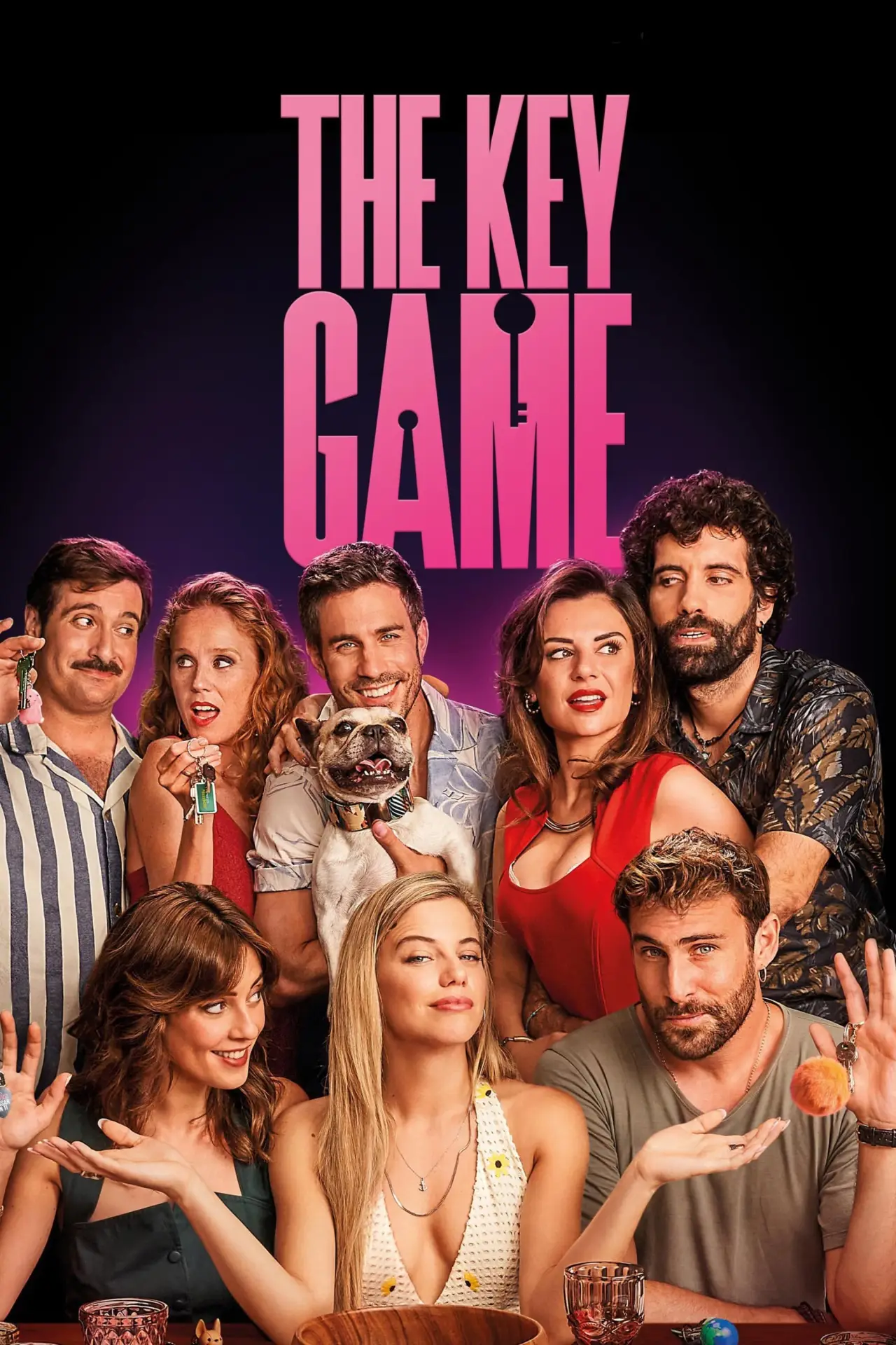 Plakat filmowy "Gra w klucze"
