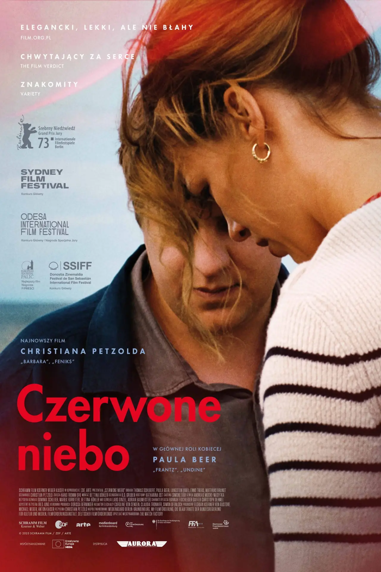 Plakat filmowy "Czerwone niebo"