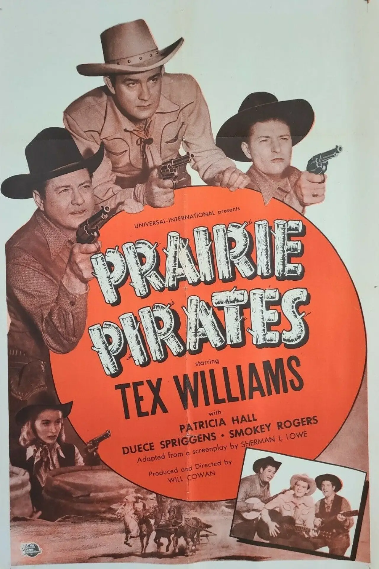 Plakat filmowy "Prairie Pirates"