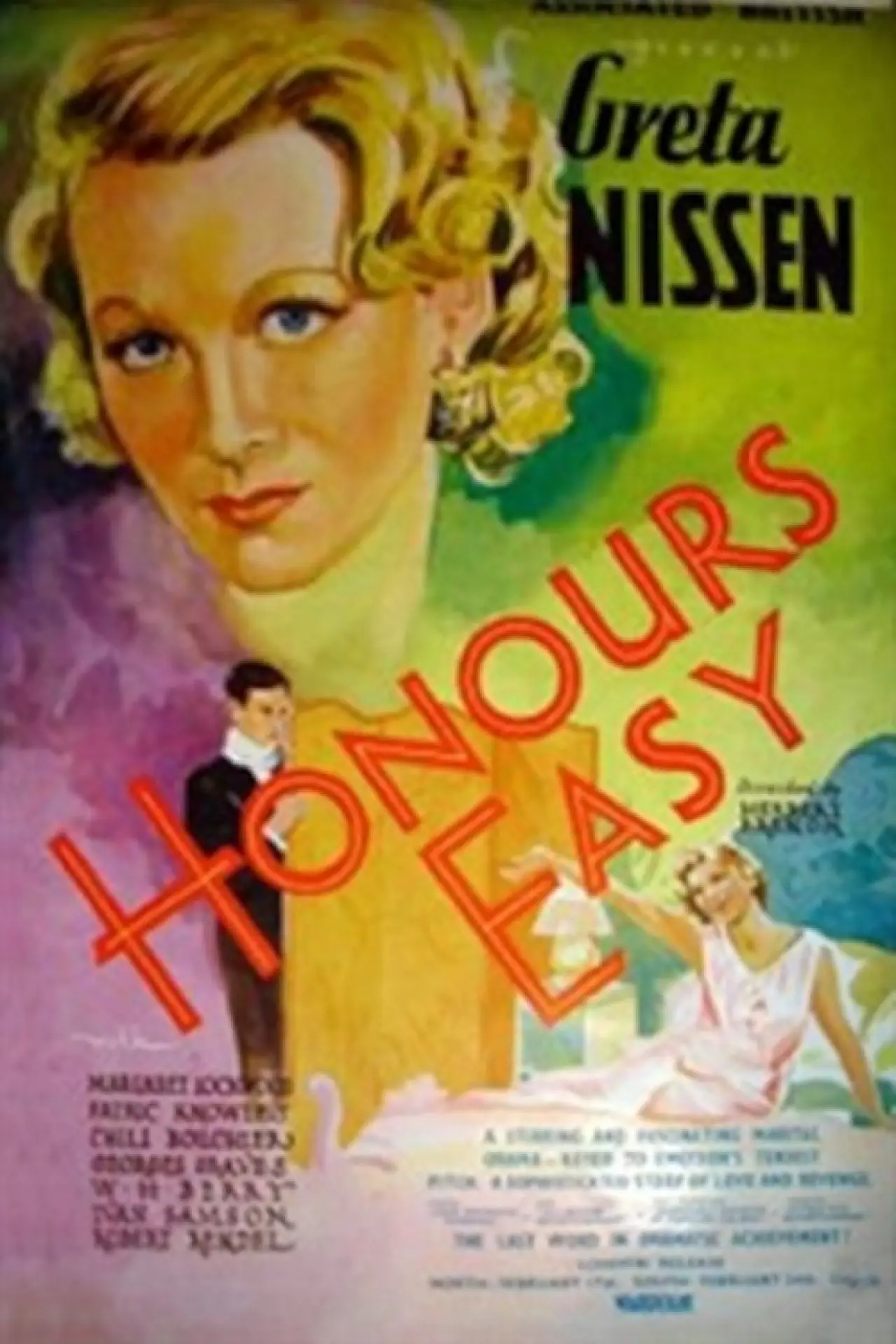 Plakat filmowy "Honours Easy"