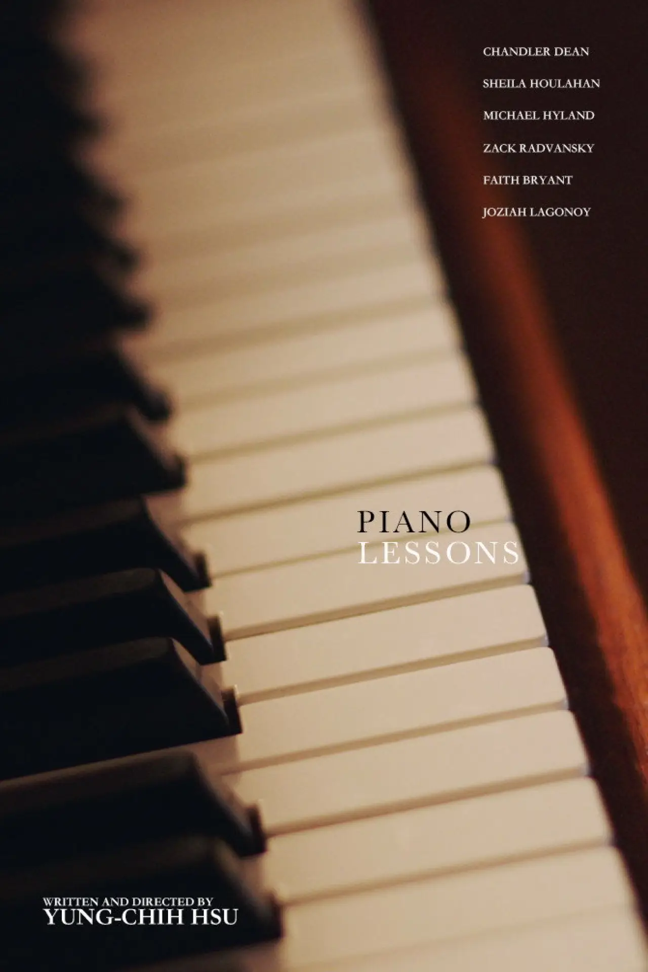Plakat filmowy "Piano Lessons"