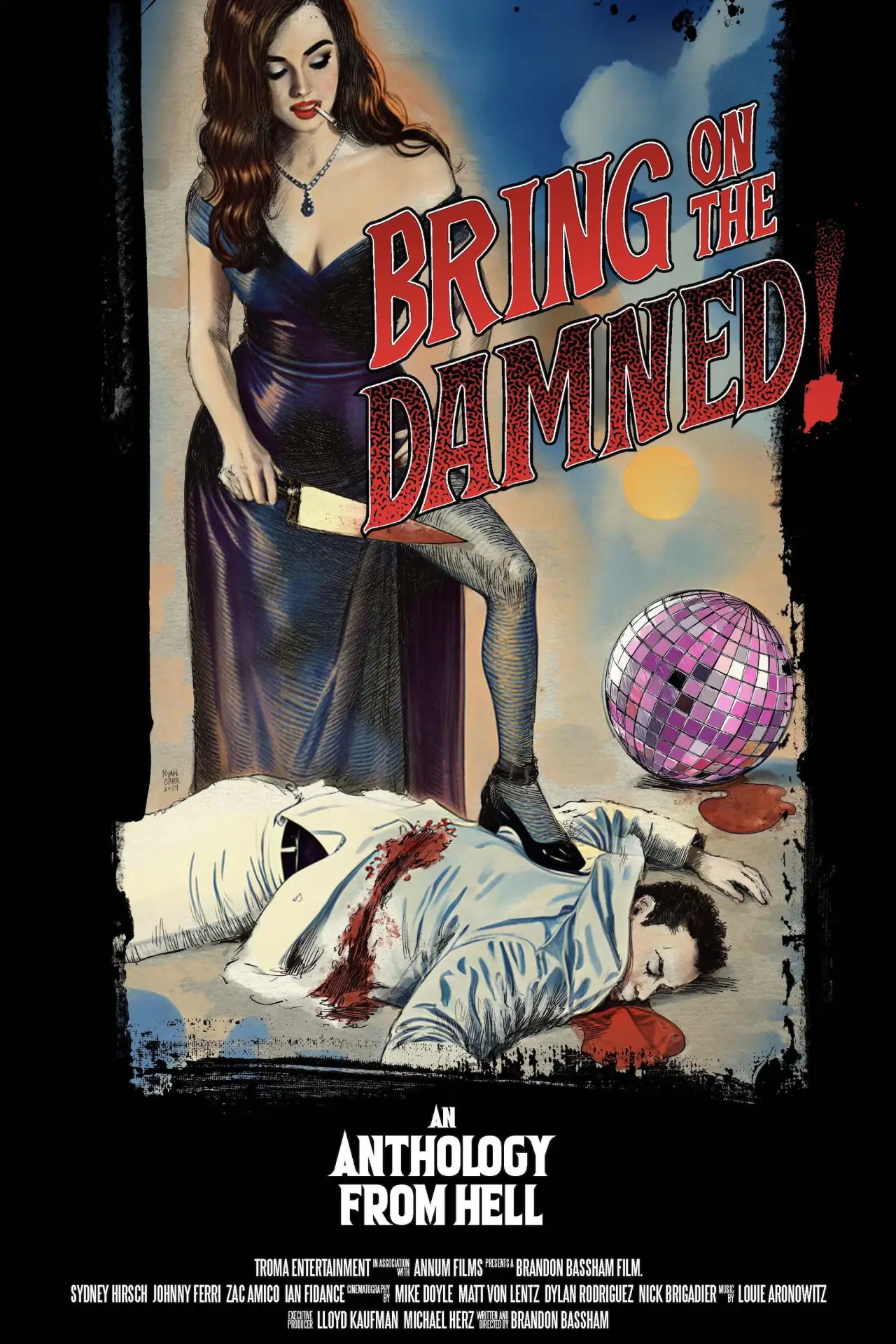 Plakat filmowy "Bring on the Damned!"