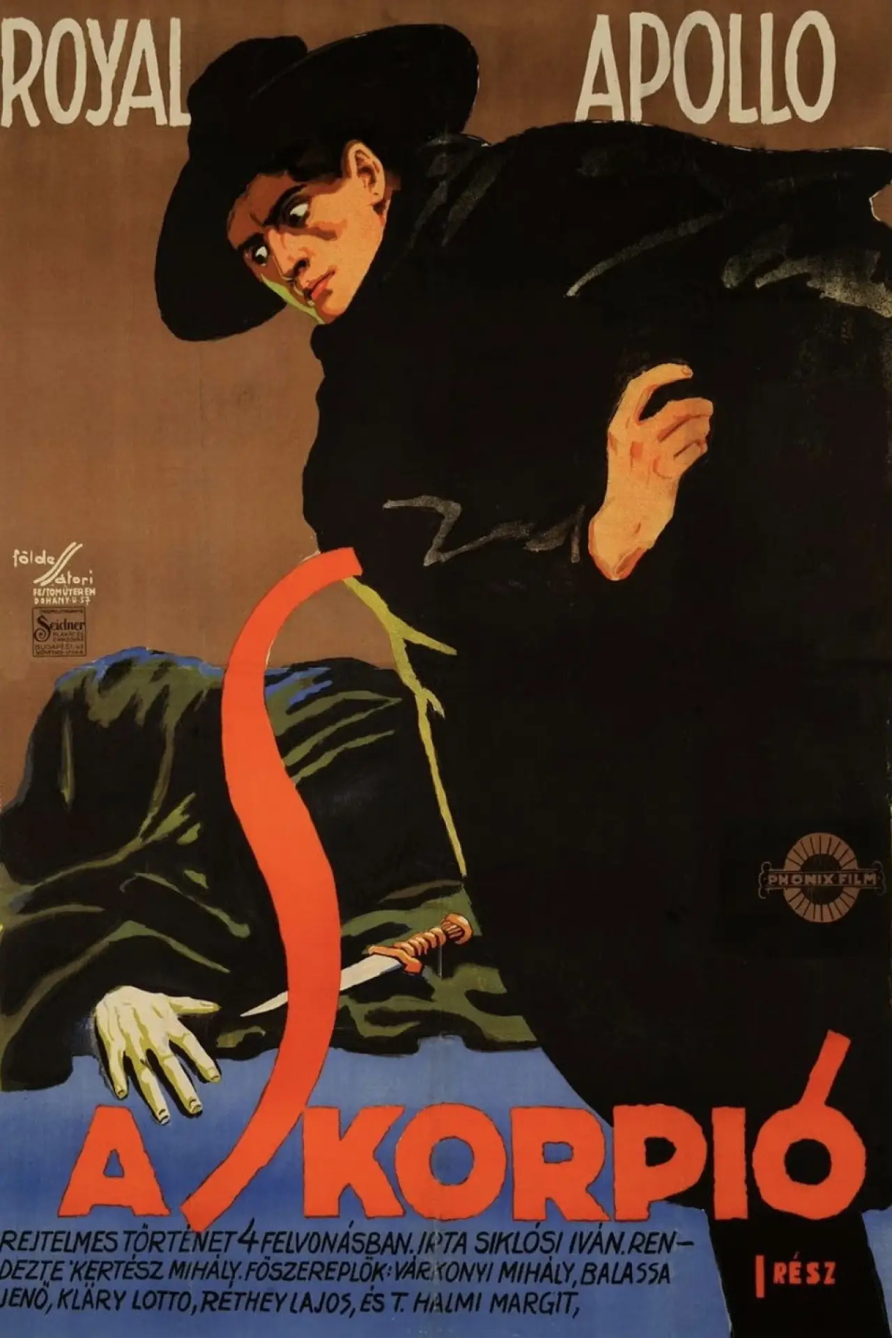 Plakat filmowy "A skorpió"