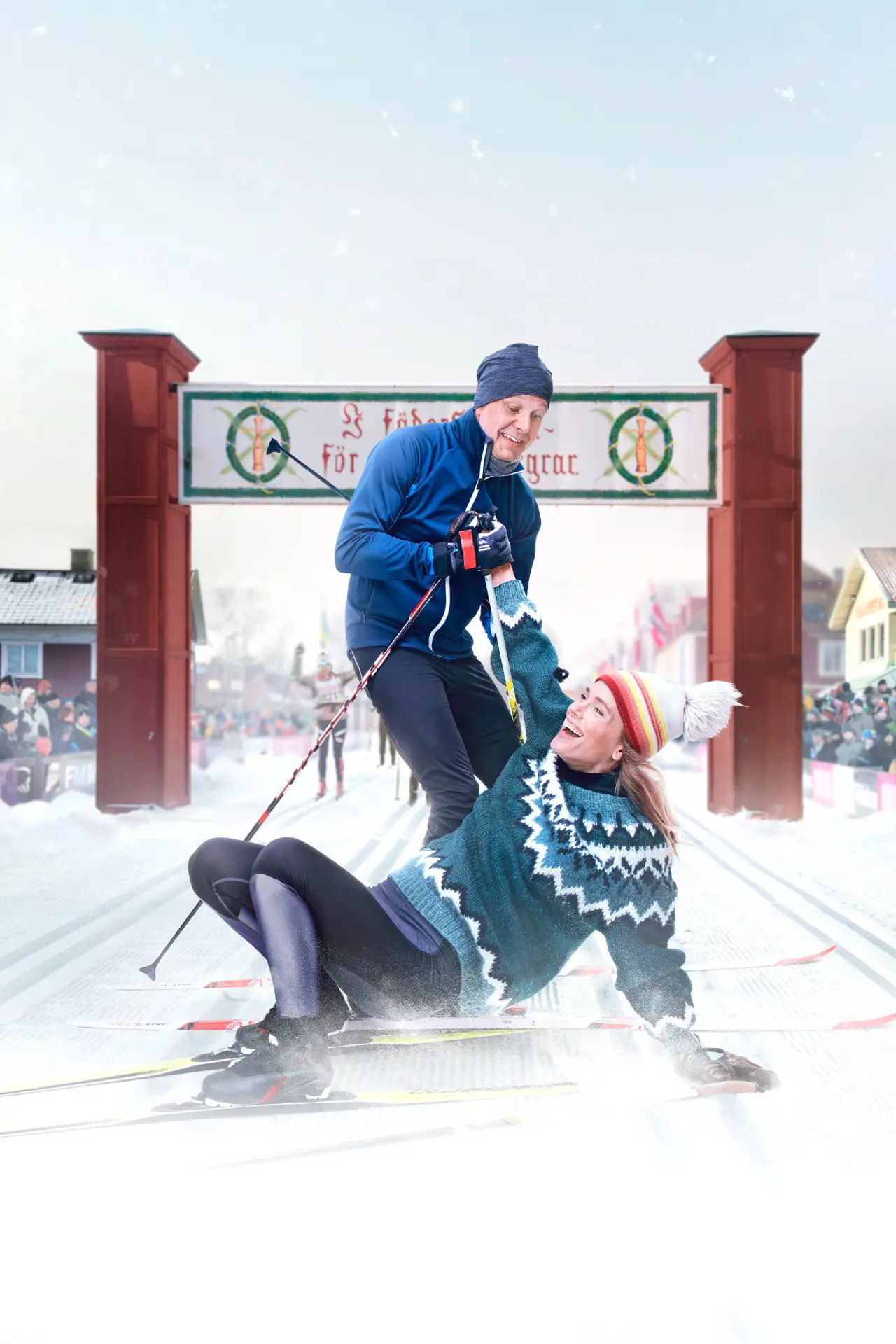 Plakat filmowy "Poza trasą"