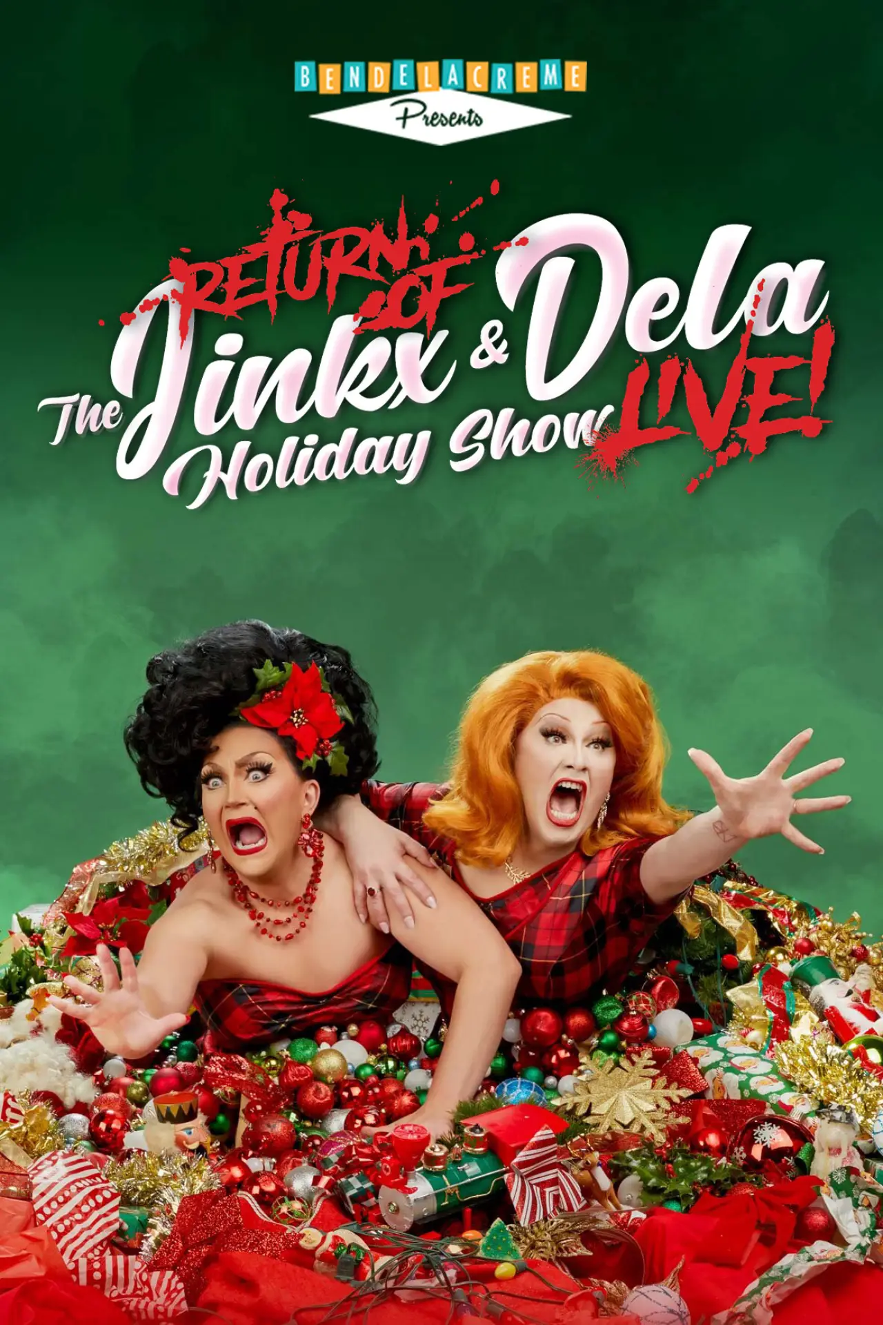 Plakat filmowy "The Return of the Jinkx and DeLa Holiday Show Live!"