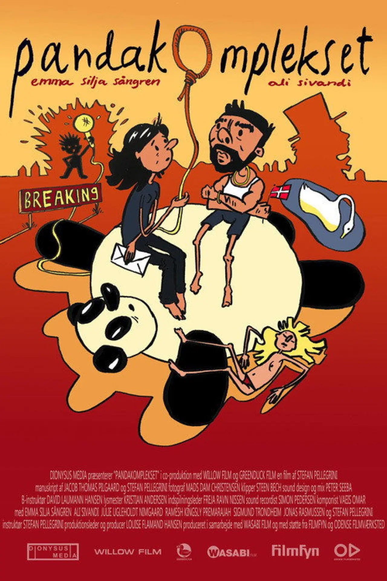 Plakat filmowy "Pandakomplekset"