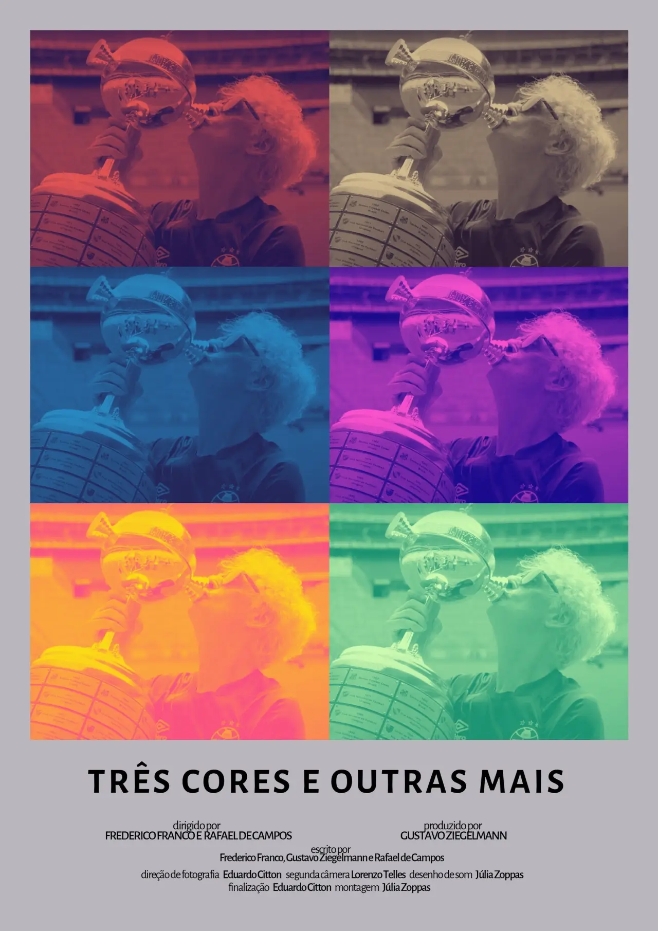 Plakat filmowy "Três cores e outras"