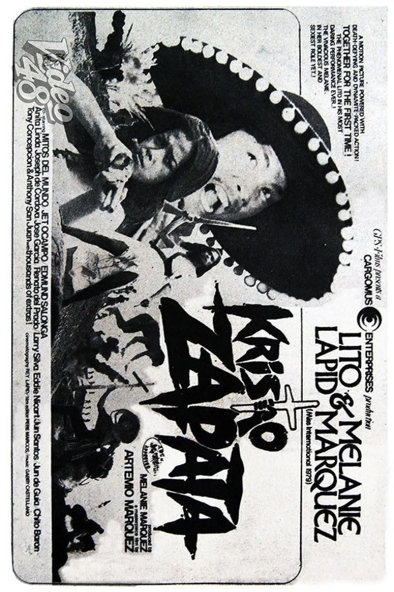 Plakat filmowy "Kristo Zapata"