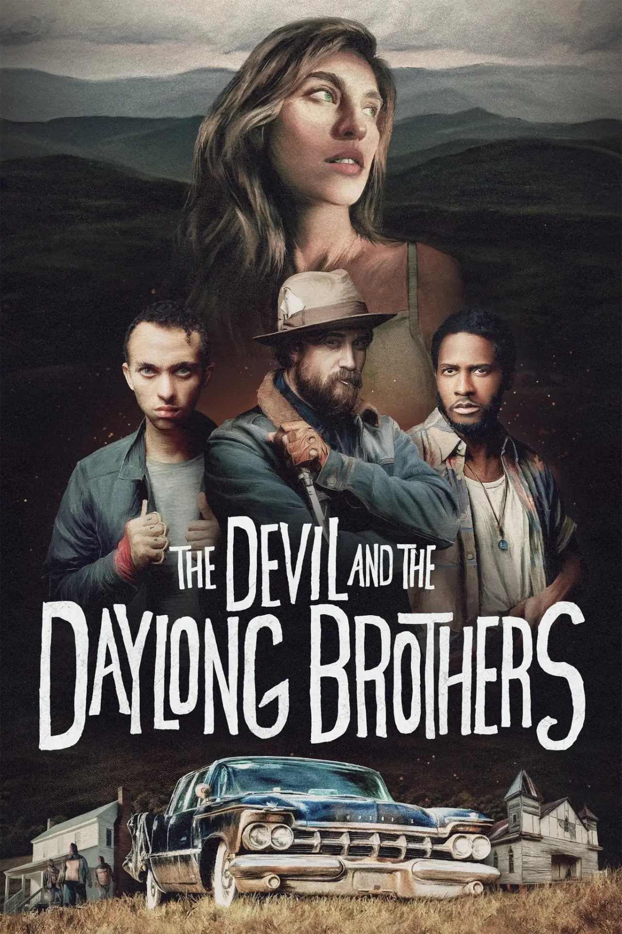 Plakat filmowy "The Devil and the Daylong Brothers"